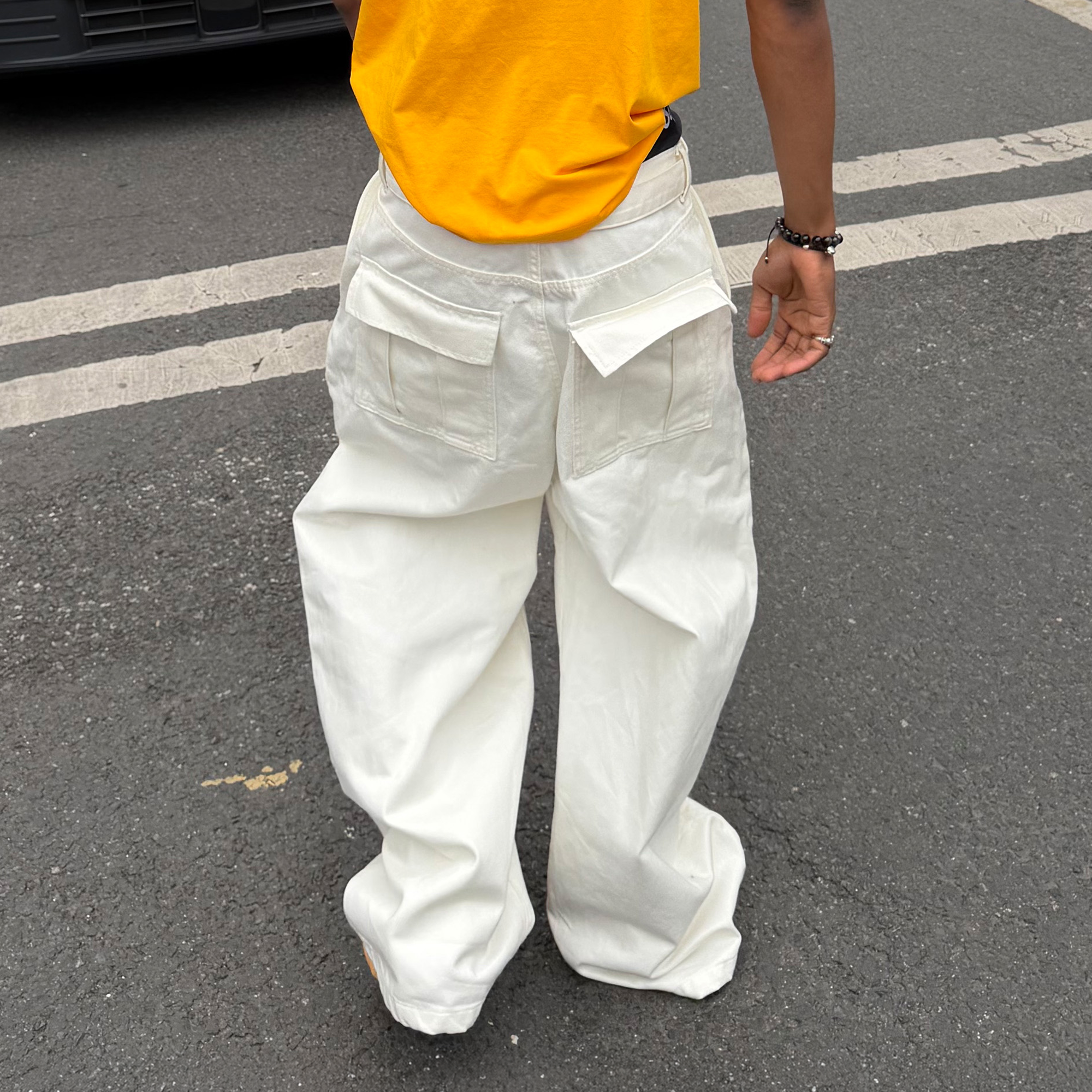 STEEPC Belted Baggy Utility Pants, premium urban and streetwear designers apparel on PROJECTISR.com, STEEPC