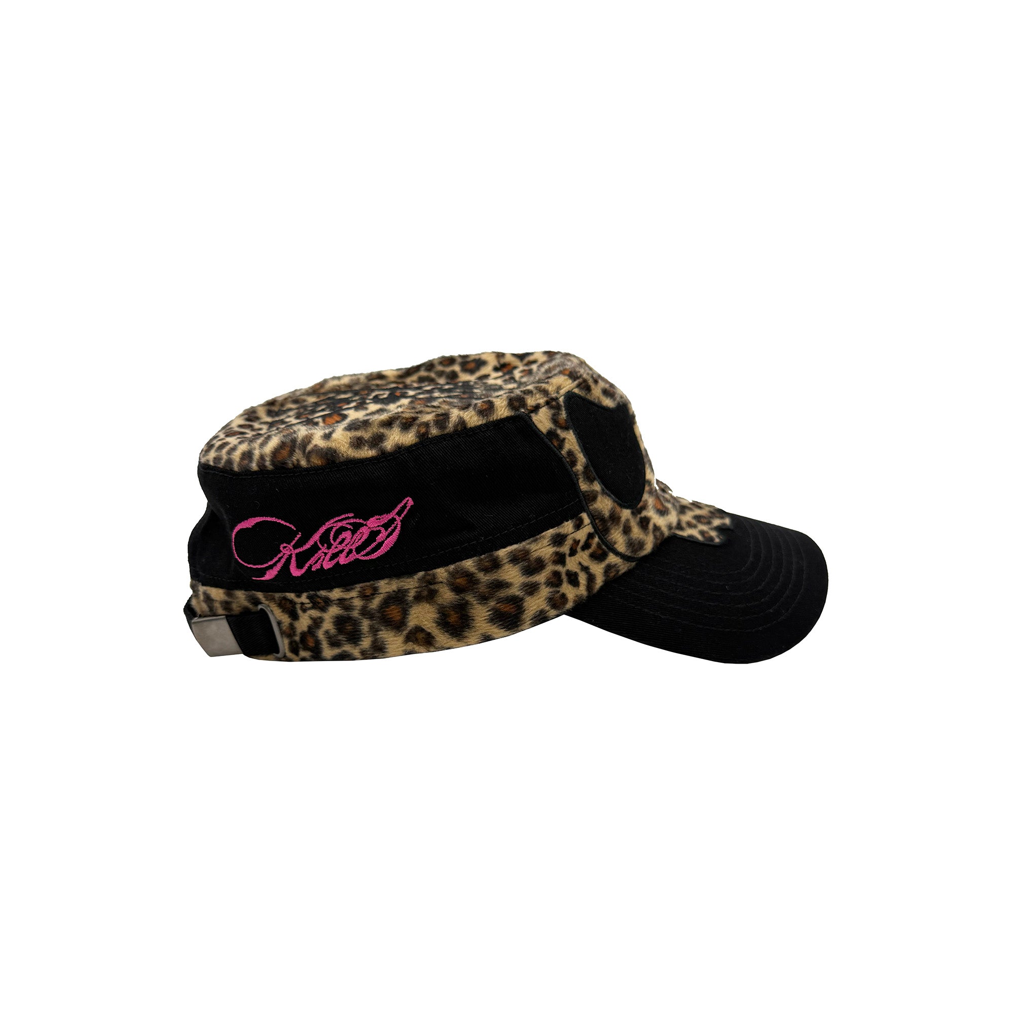 PCCVISION Leopard Skull Patchwork Field Cap