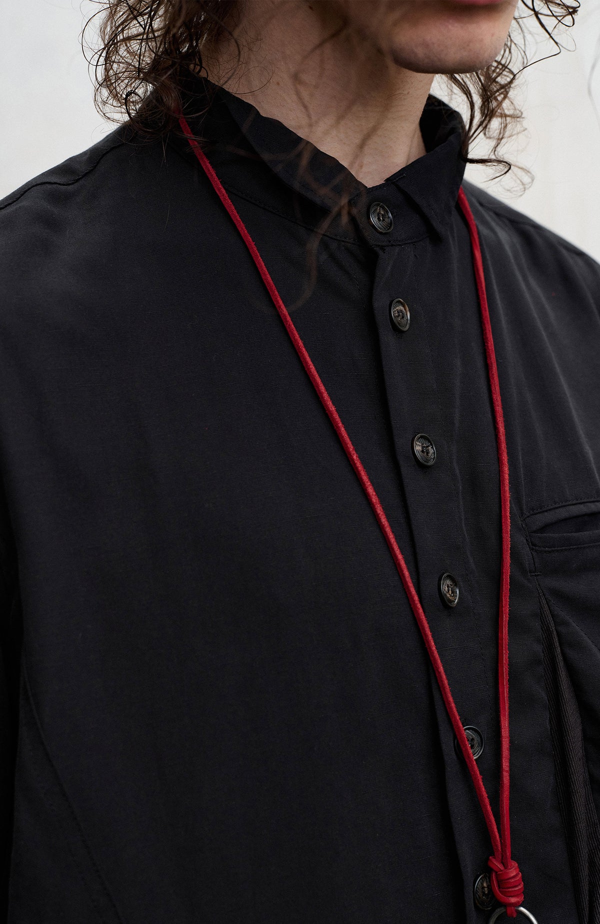 ILNya Nieternite Nifutur Asymmetrical Lapel Shirt-Style Coat