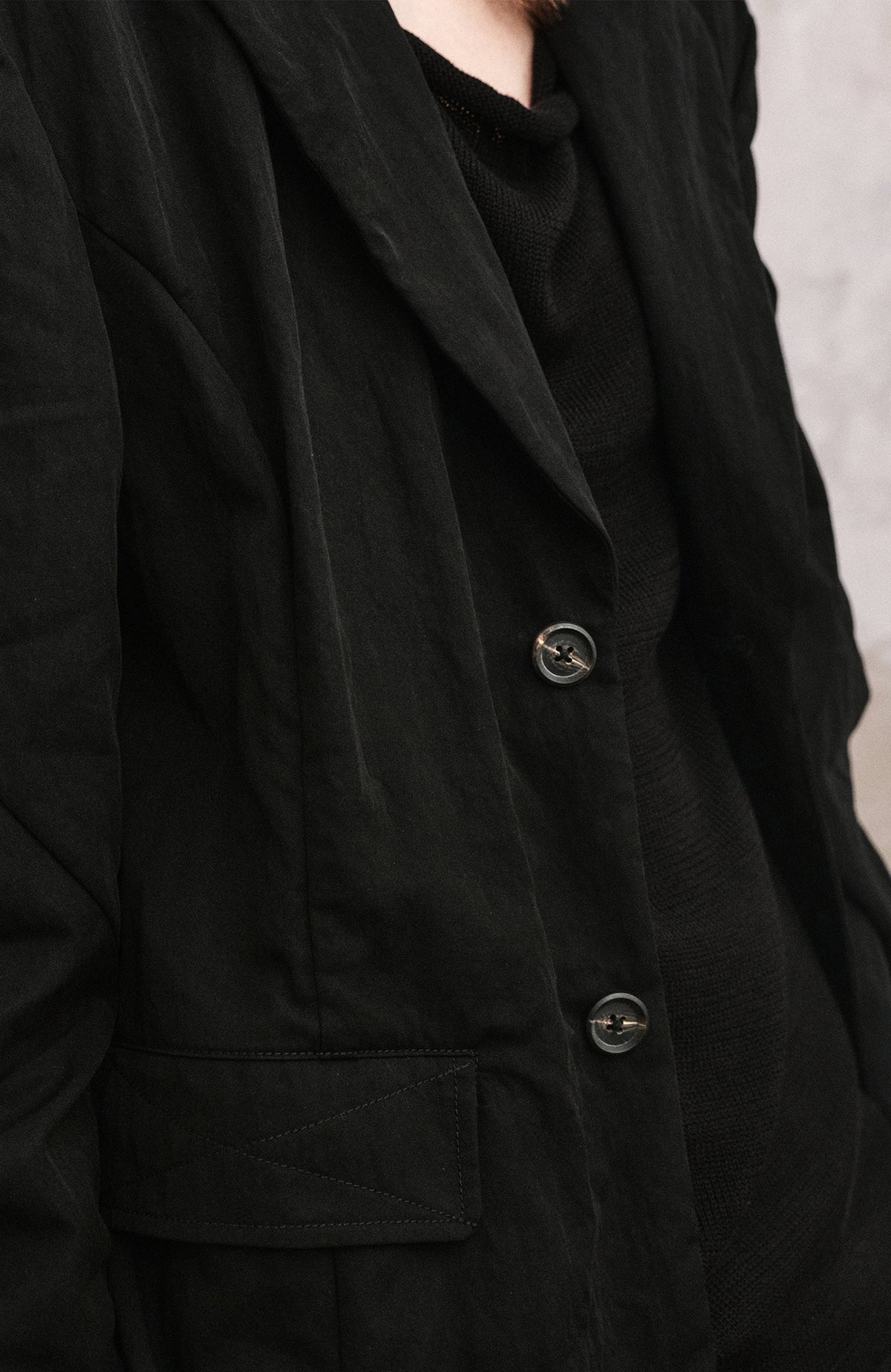 ILNya Nieternite Nifutur Spliced Artisan Blazer Jacket