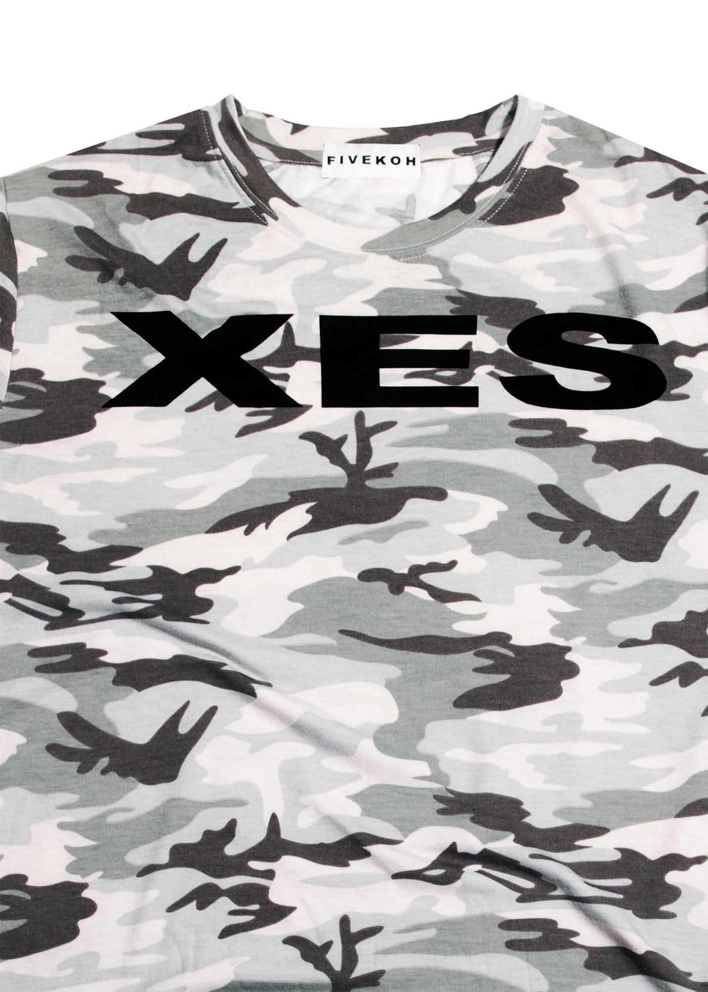 FIVEKOH XES Modern Camo Full-Print T-Shirt