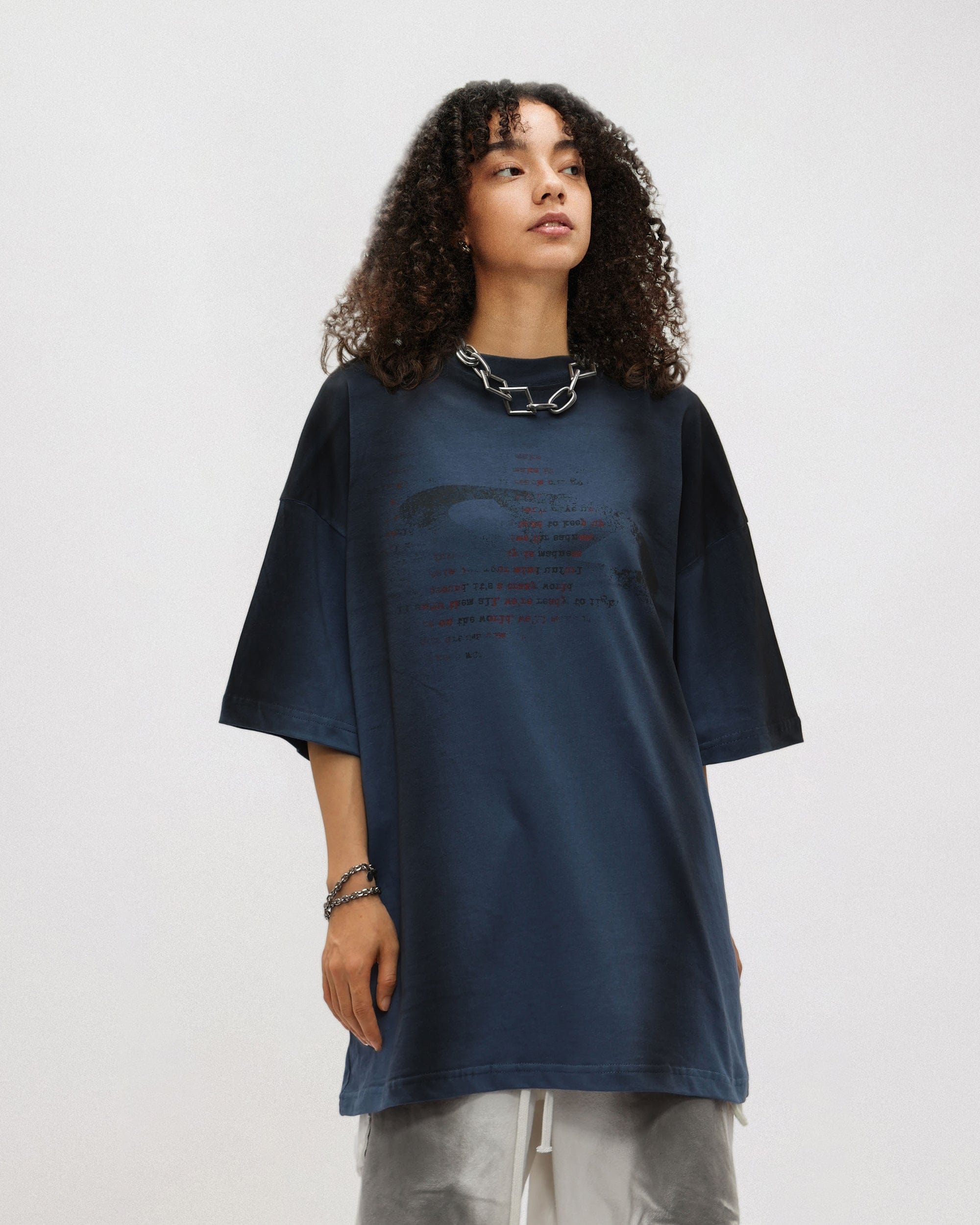 OVDY Faded Full-Print T-Shirt