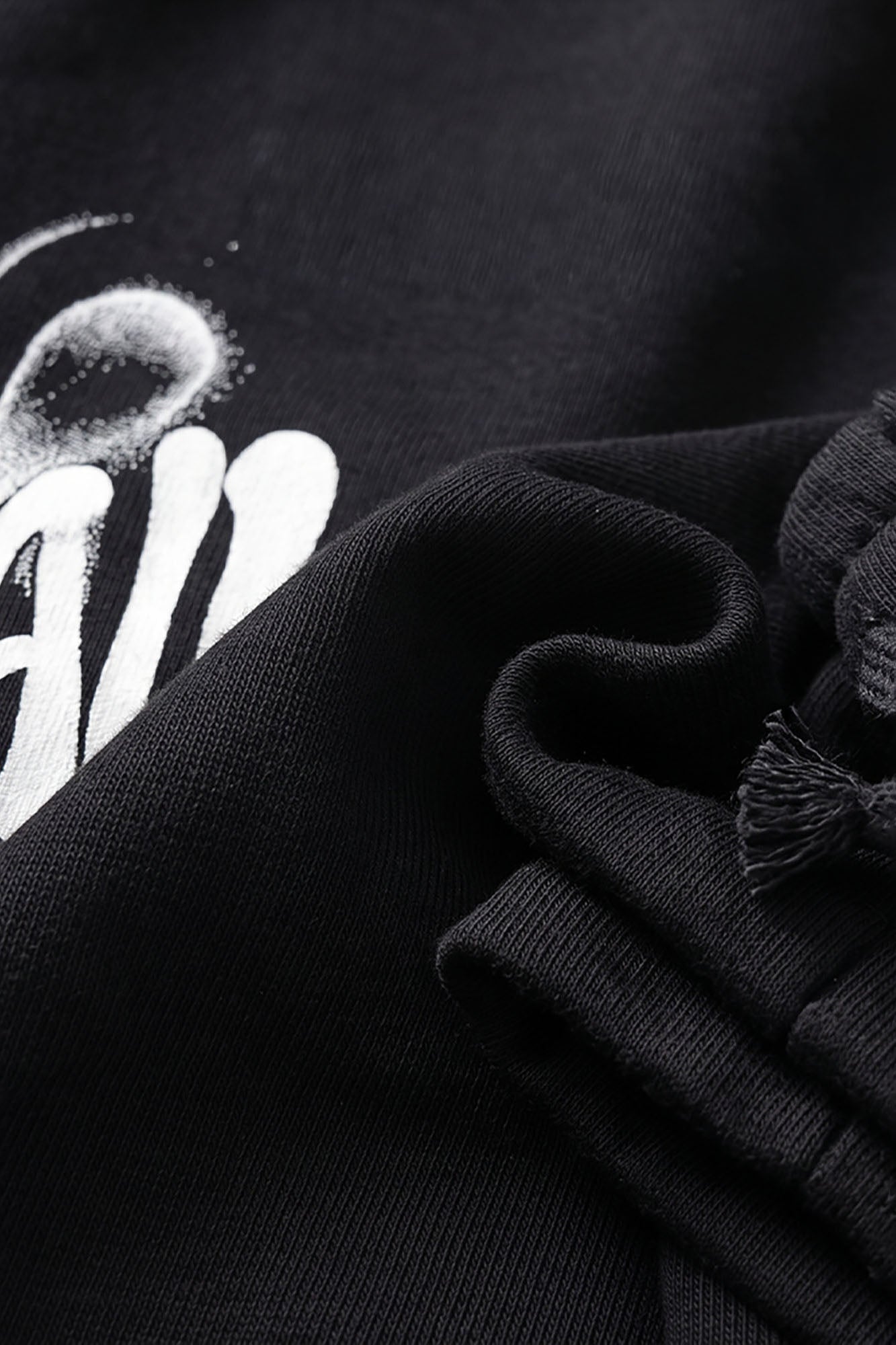 NOTHINGNESS WORLD Graffiti Script Baggy Sweatpants