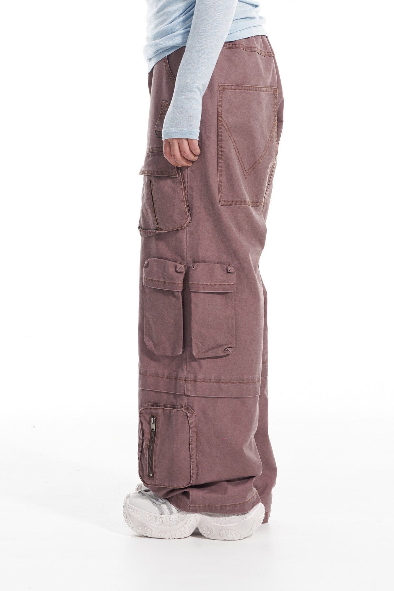 VANN VALRENCE Multi-Pocket Oversized Cotton Cargo Pants, premium urban and streetwear designers apparel on PROJECTISR.com, VANN VALRENCE