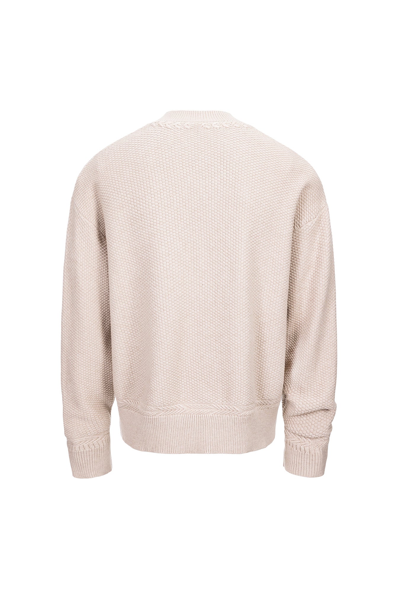 CATSSTAC Wheat-Weave V-Neck Oversized Sweater, premium urban and streetwear designers apparel on PROJECTISR.com, CATSSTAC