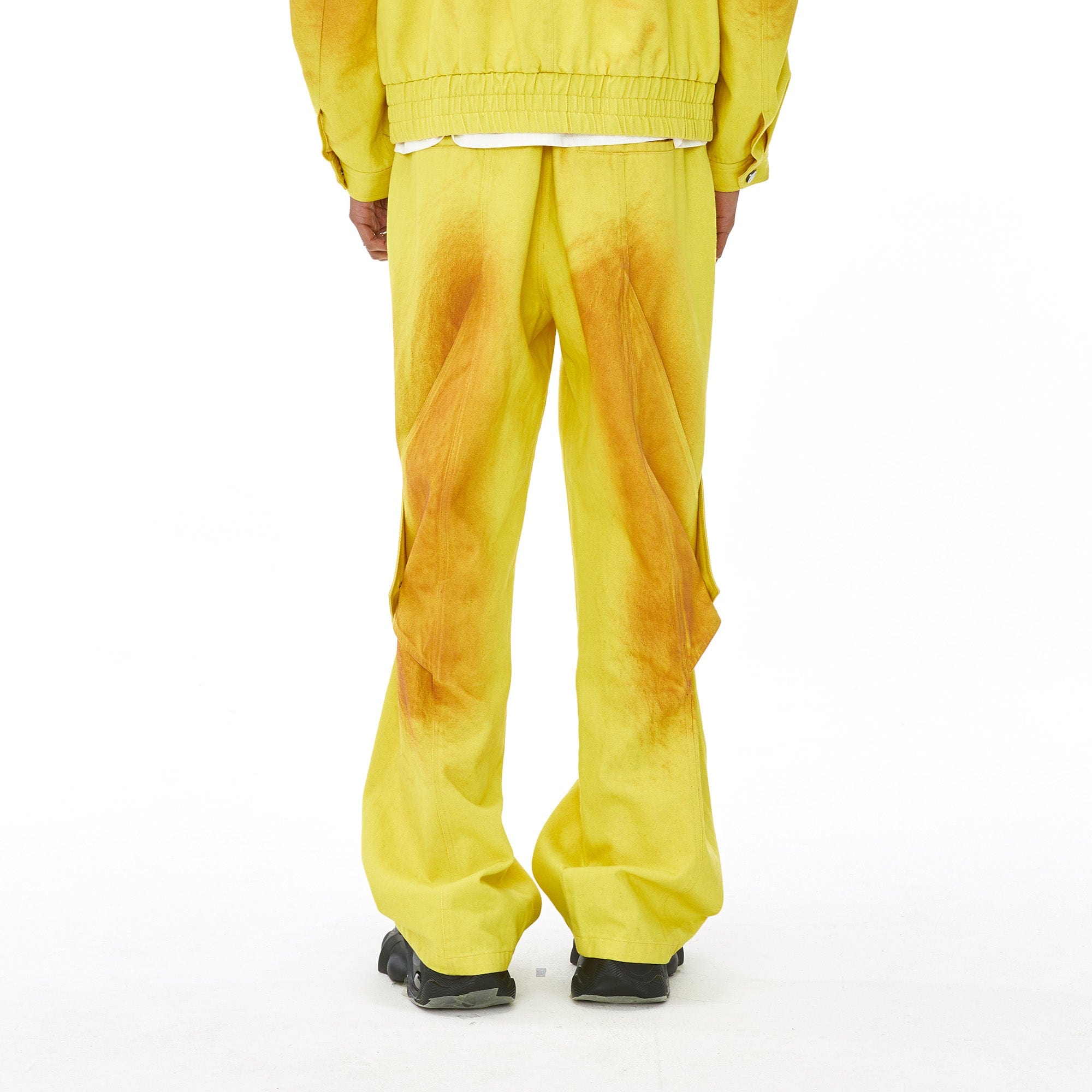 VANN VALRENCE Dye-Washed Convertible Wide-Leg Pants, premium urban and streetwear designers apparel on PROJECTISR.com, VANN VALRENCE