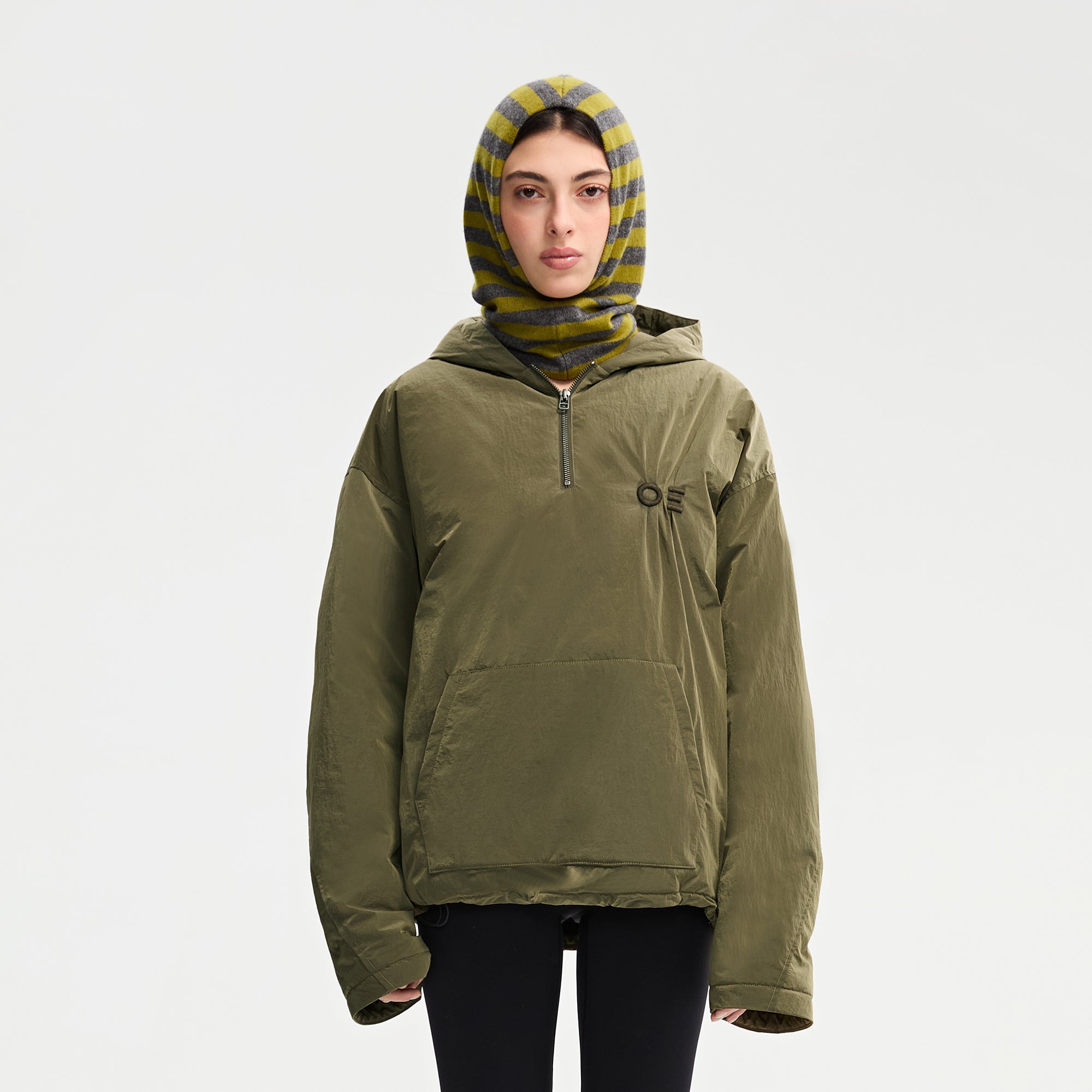 ORGANIC EMOTION Crinkled Pullover Down Jacket