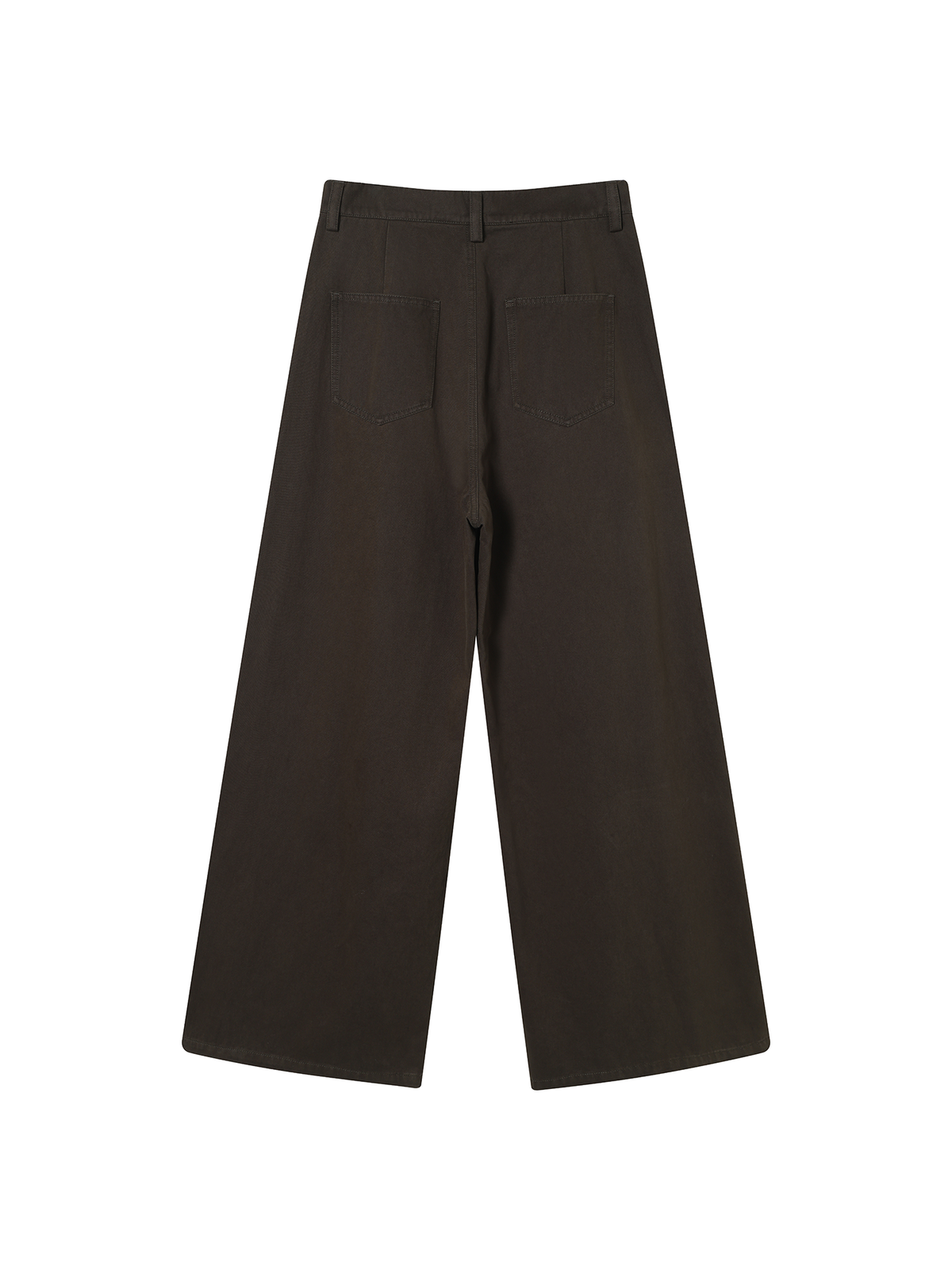 TGNS Retro Classic Pleated Wide-Leg Trousers