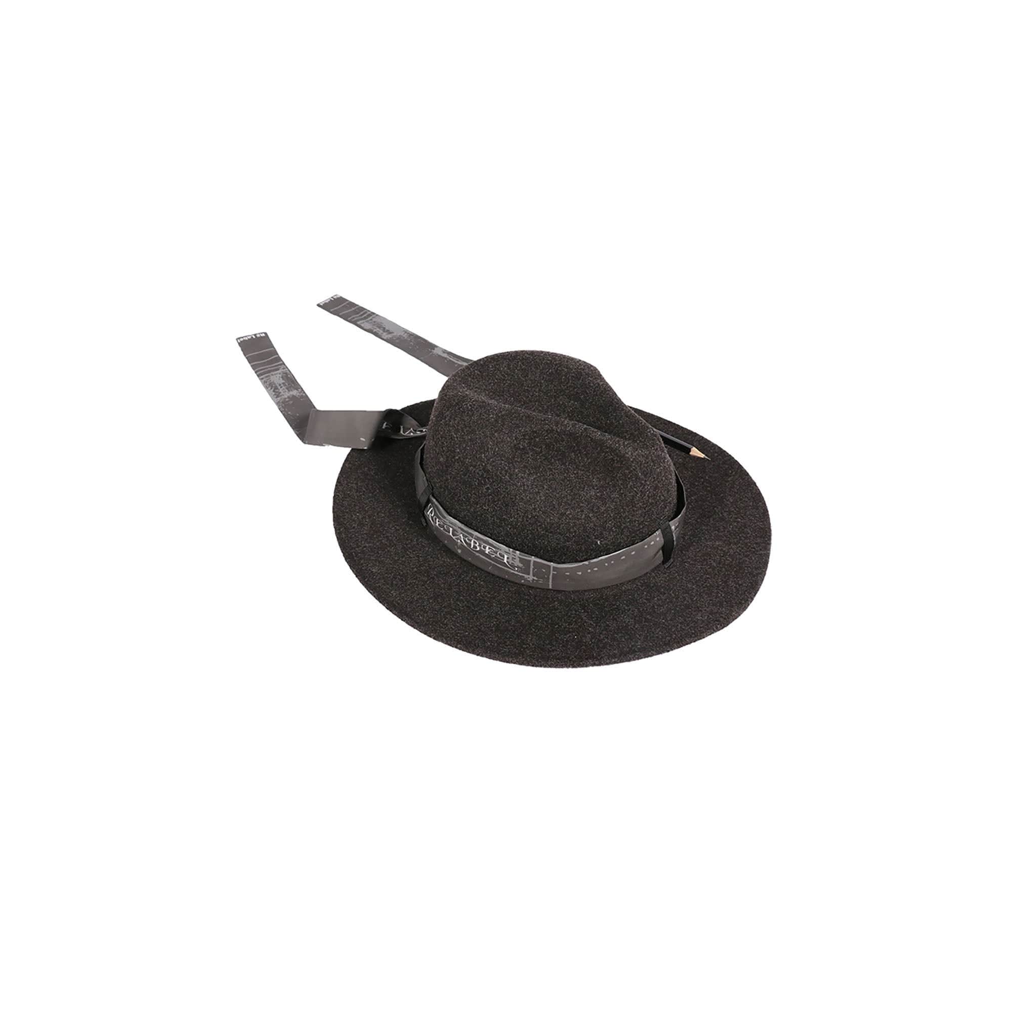 RELABEL Wool Felt Detachable Silk-Scarf Fedora Hat, premium urban and streetwear designers apparel on PROJECTISR.com, RELABEL