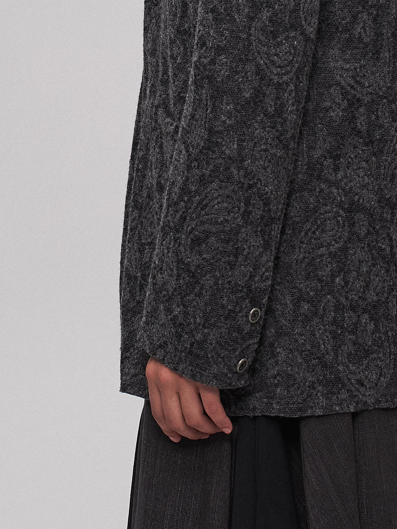 ILNya Nieternite Nifutur Paisley Jacquard Oversized Blazer