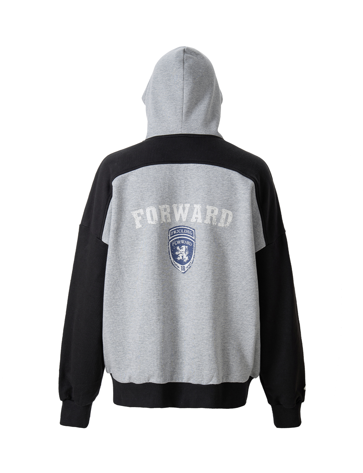 F2CE Contrast Panel Badge Graphic Hooded Jacket