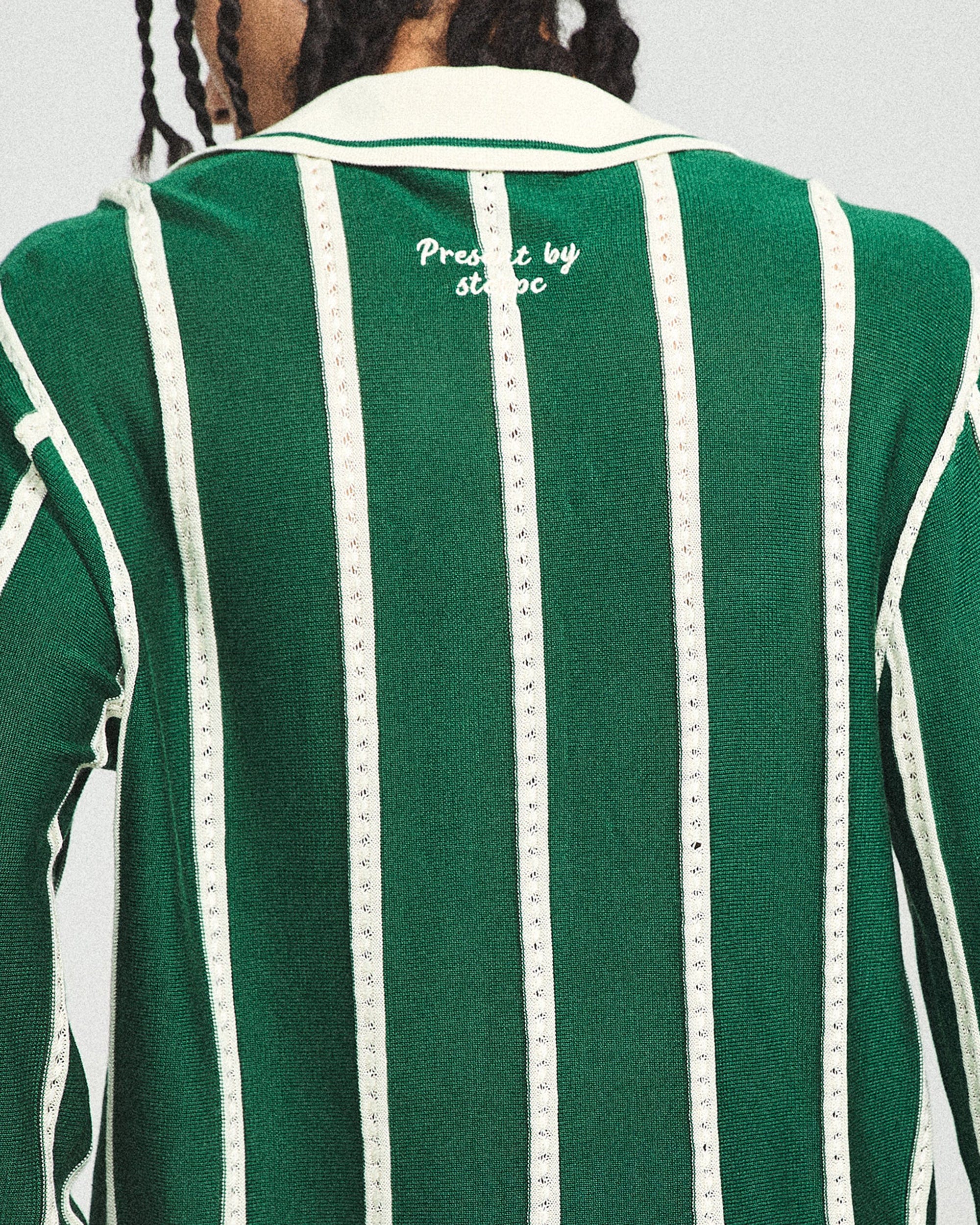 STEEPC Retro Knitted Stripe Jersey