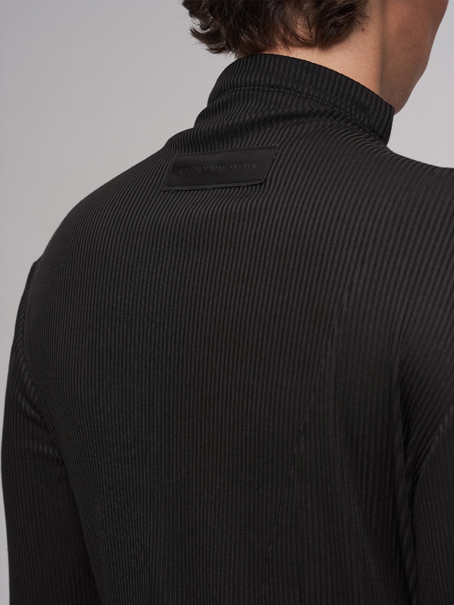 ILNya Nieternite Nifutur Asymmetric Ribbed Mock Neck Sweater, premium urban and streetwear designers apparel on PROJECTISR.com, ILNya Nieternite Nifutur