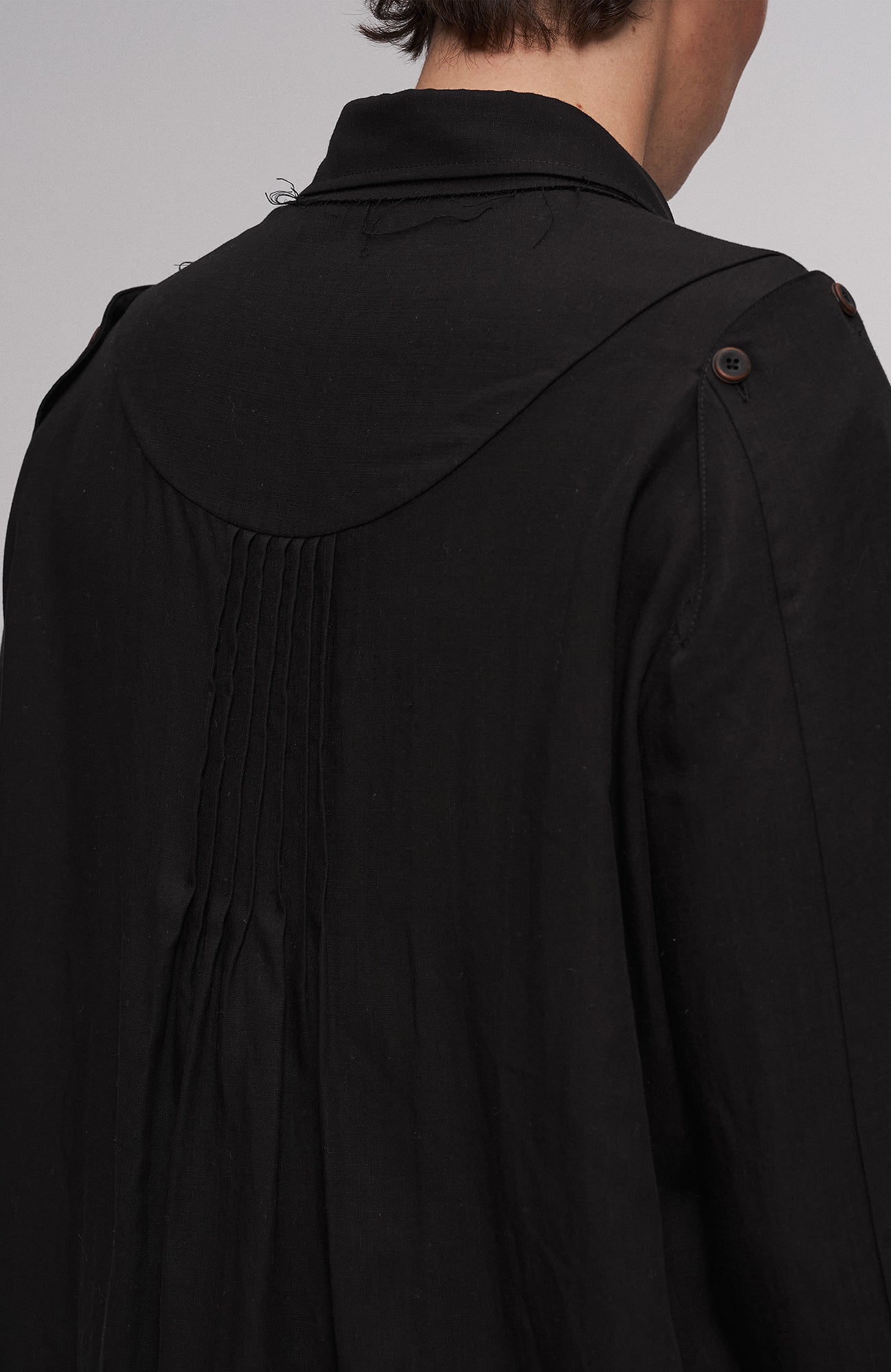 ILNya Nieternite Nifutur Asymmetrical Draped Seamed Shirt