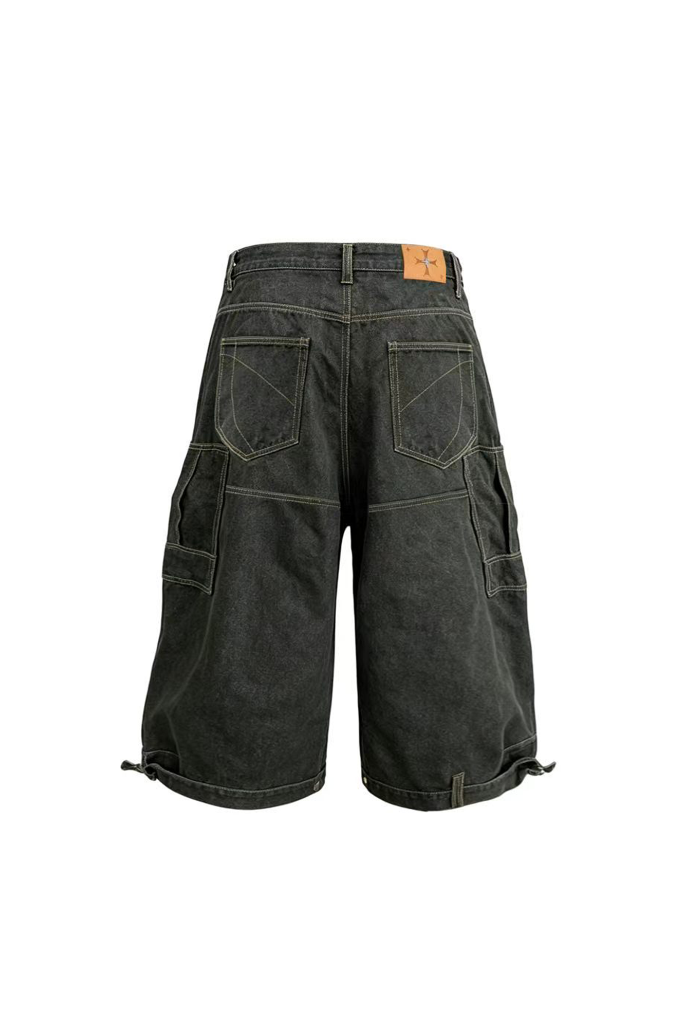STEEPC Multi-Pocket Raw Denim Shorts, premium urban and streetwear designers apparel on PROJECTISR.com, STEEPC