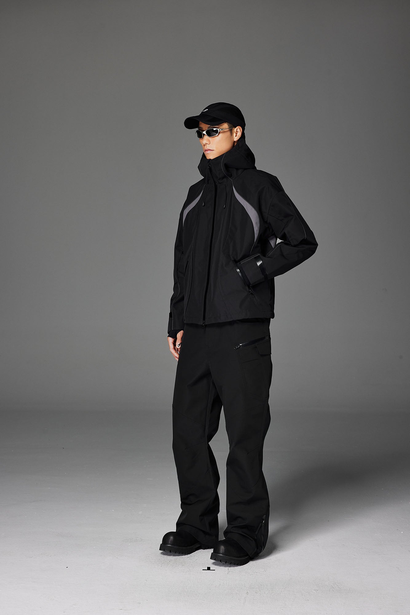 CATSSTAC Stormline Contrast Panel Zip Jacket, premium urban and streetwear designers apparel on PROJECTISR.com, CATSSTAC
