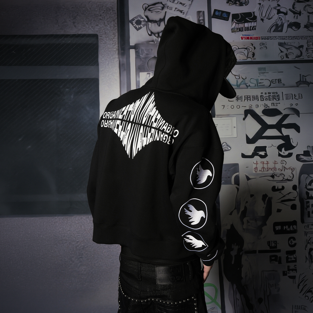 VINKID Full-Sleeve Zip-Up Hoodie Jacket, premium urban and streetwear designers apparel on PROJECTISR.com, VINKID