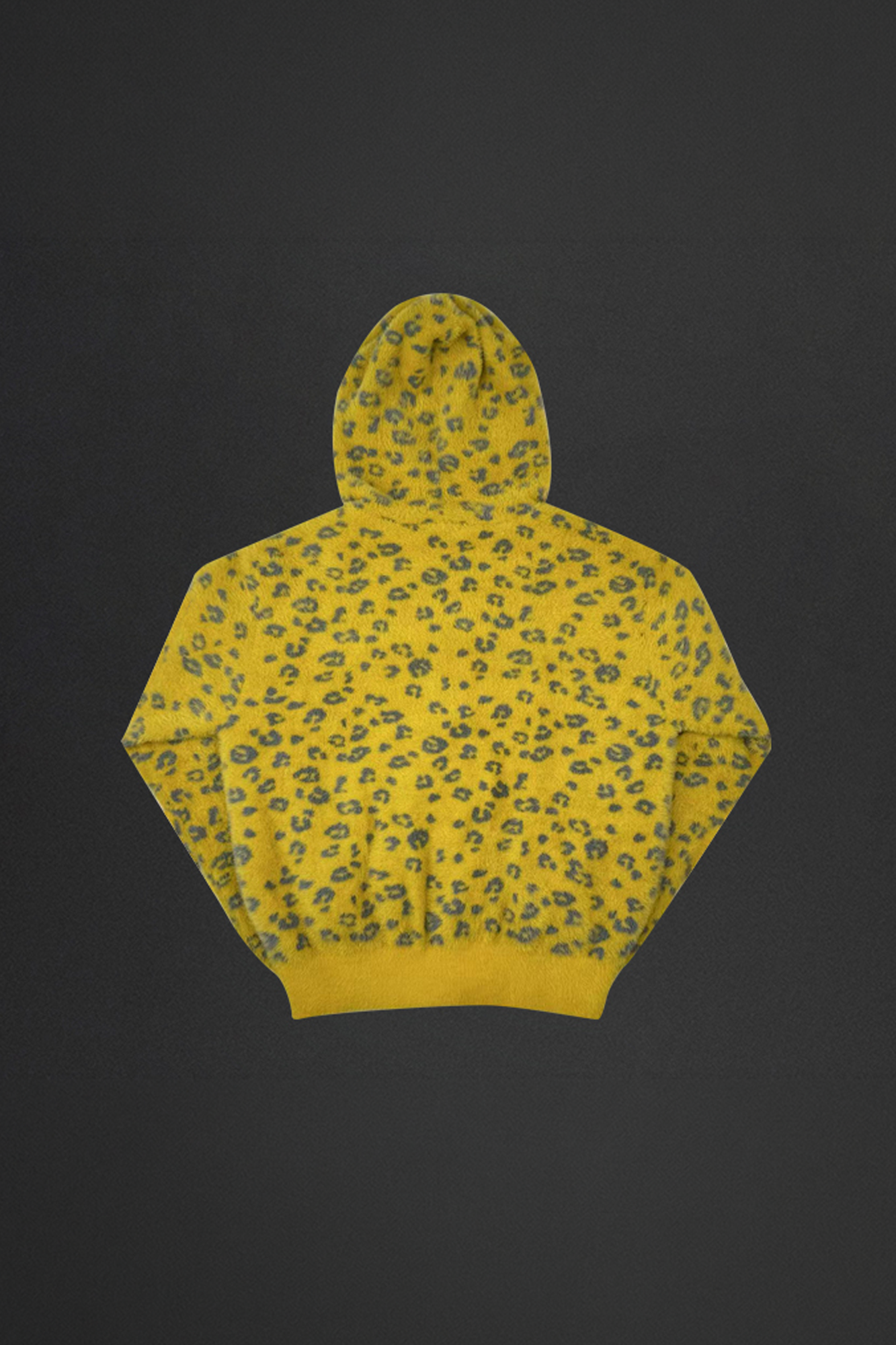 NIANJIUYIKOUER Fuzzy Leopard Jacquard Zip-Up Hoodie Cardigan, premium urban and streetwear designers apparel on PROJECTISR.com, NIANJIUYIKOUER