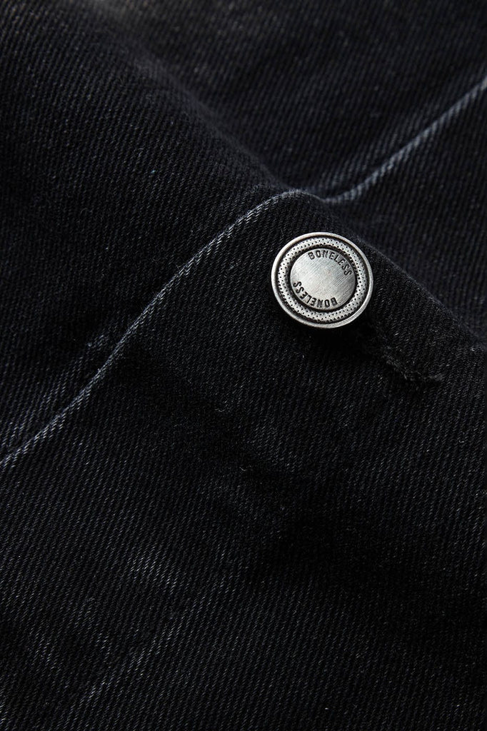 BONELESS Faded Denim Shirt, premium urban and streetwear designers apparel on PROJECTISR.com, BONELESS