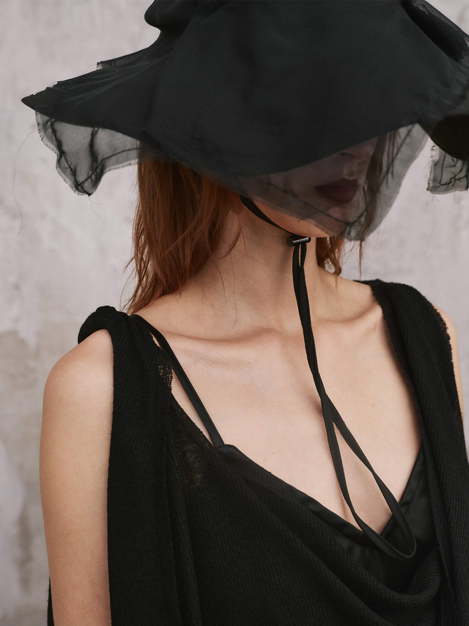 ILNya Nieternite Nifutur Mulberry Silk Veiled Sun Hat