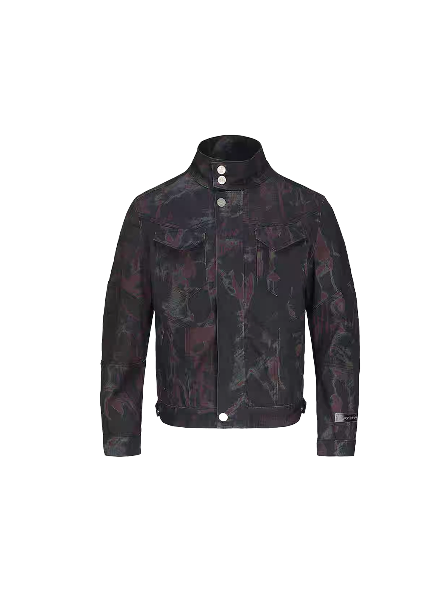 CYCYCY Punk Graffiti Denim Jacket