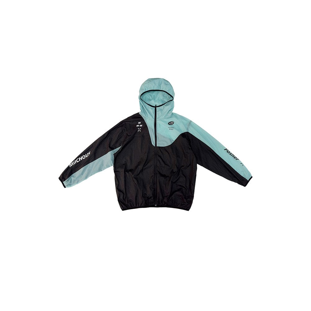 MIICHOUS Contrast Spliced UV Protection Hooded Jacket