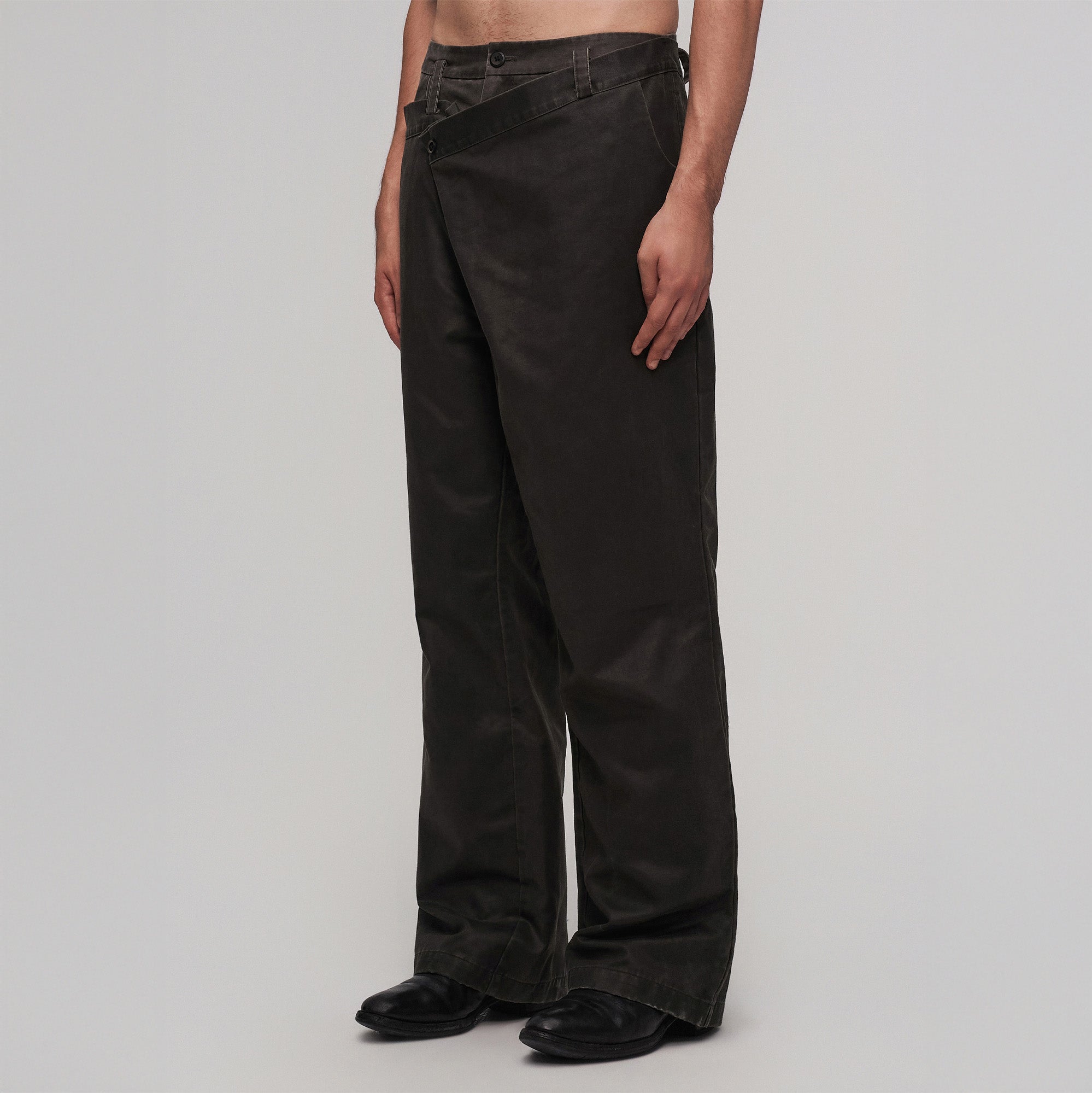 ILNya Nieternite Nifutur Asym Double Waistband Wide-Leg Trousers