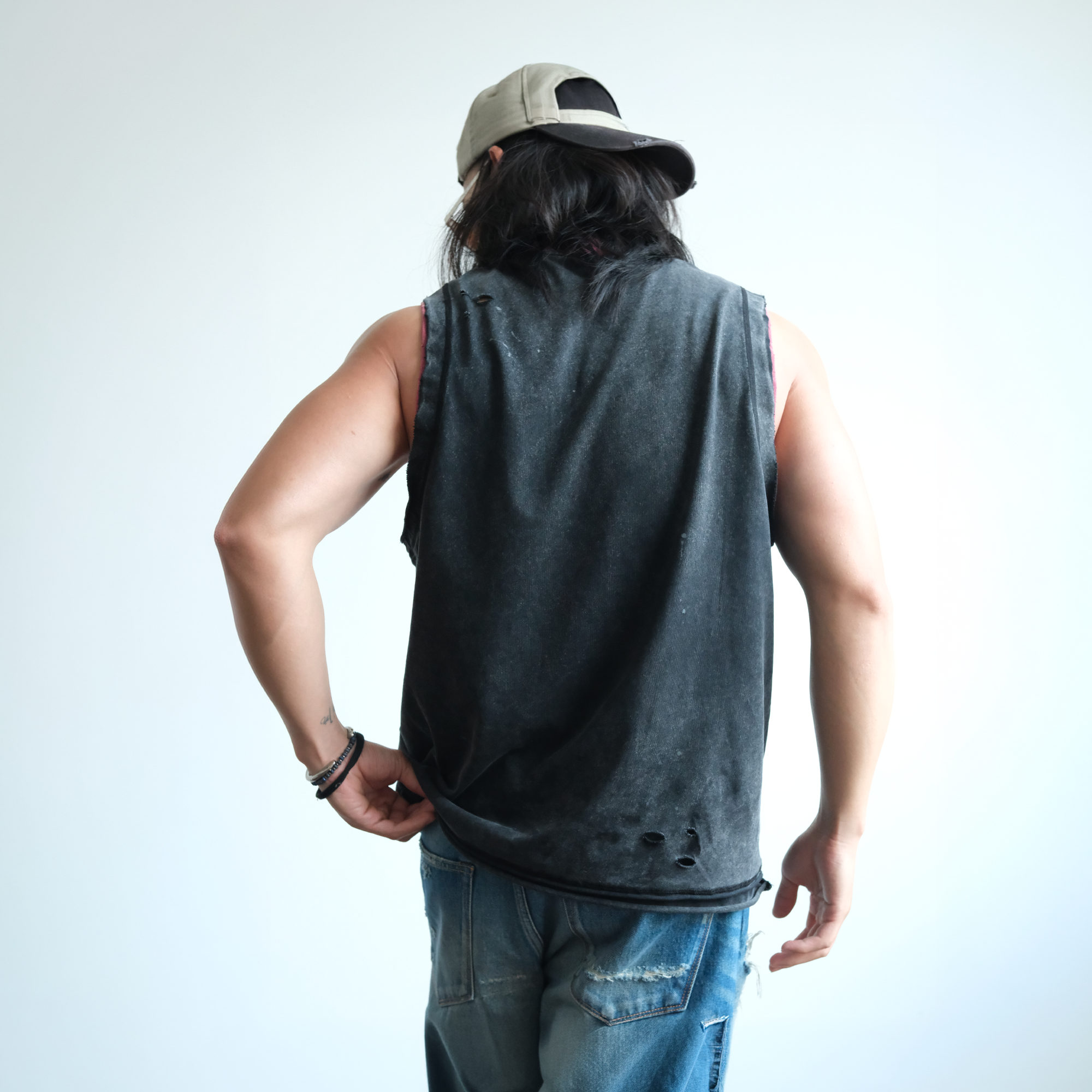 NEIGBORL Retro Washed Graphic Tank Top