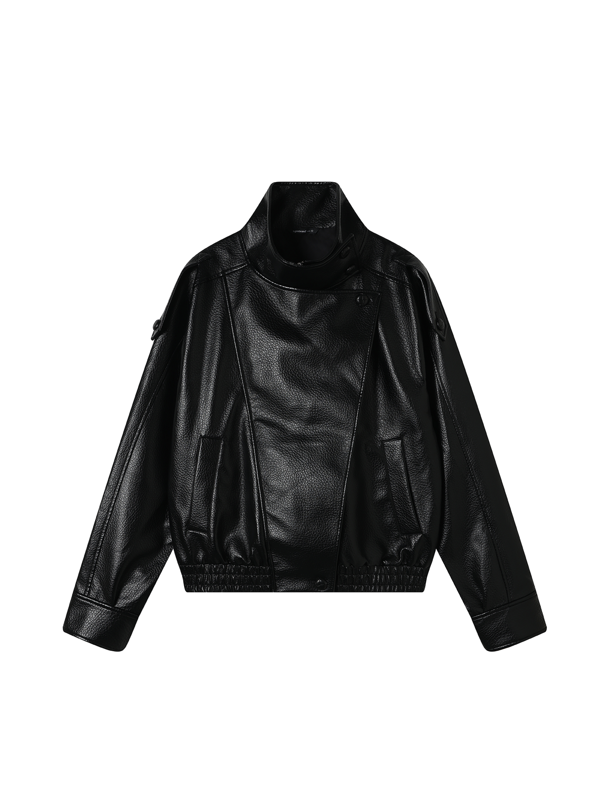 TGNS Faux Leather Biker Jacket