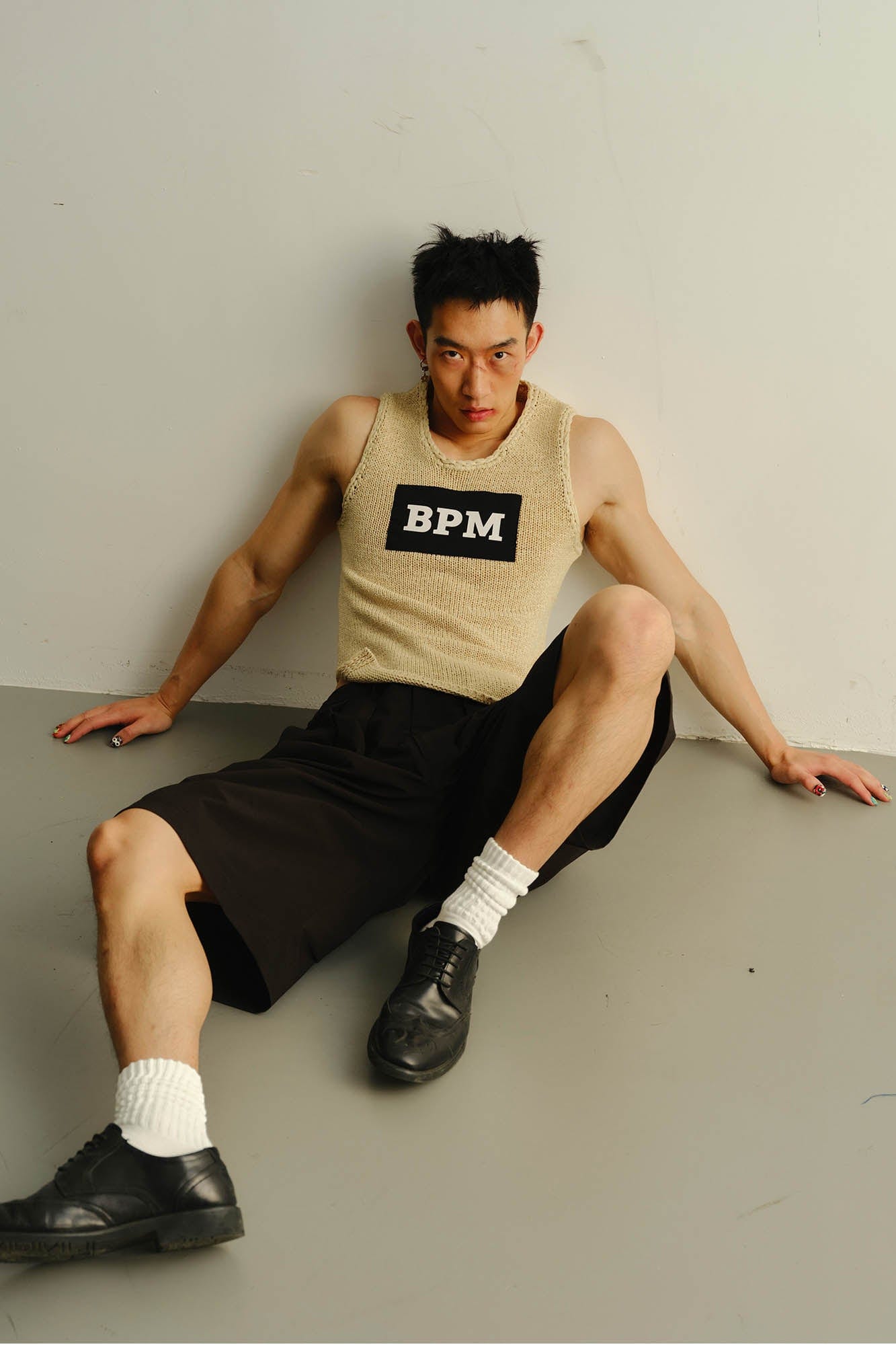 KADAKADA BPM Patchwork Knitted Vest