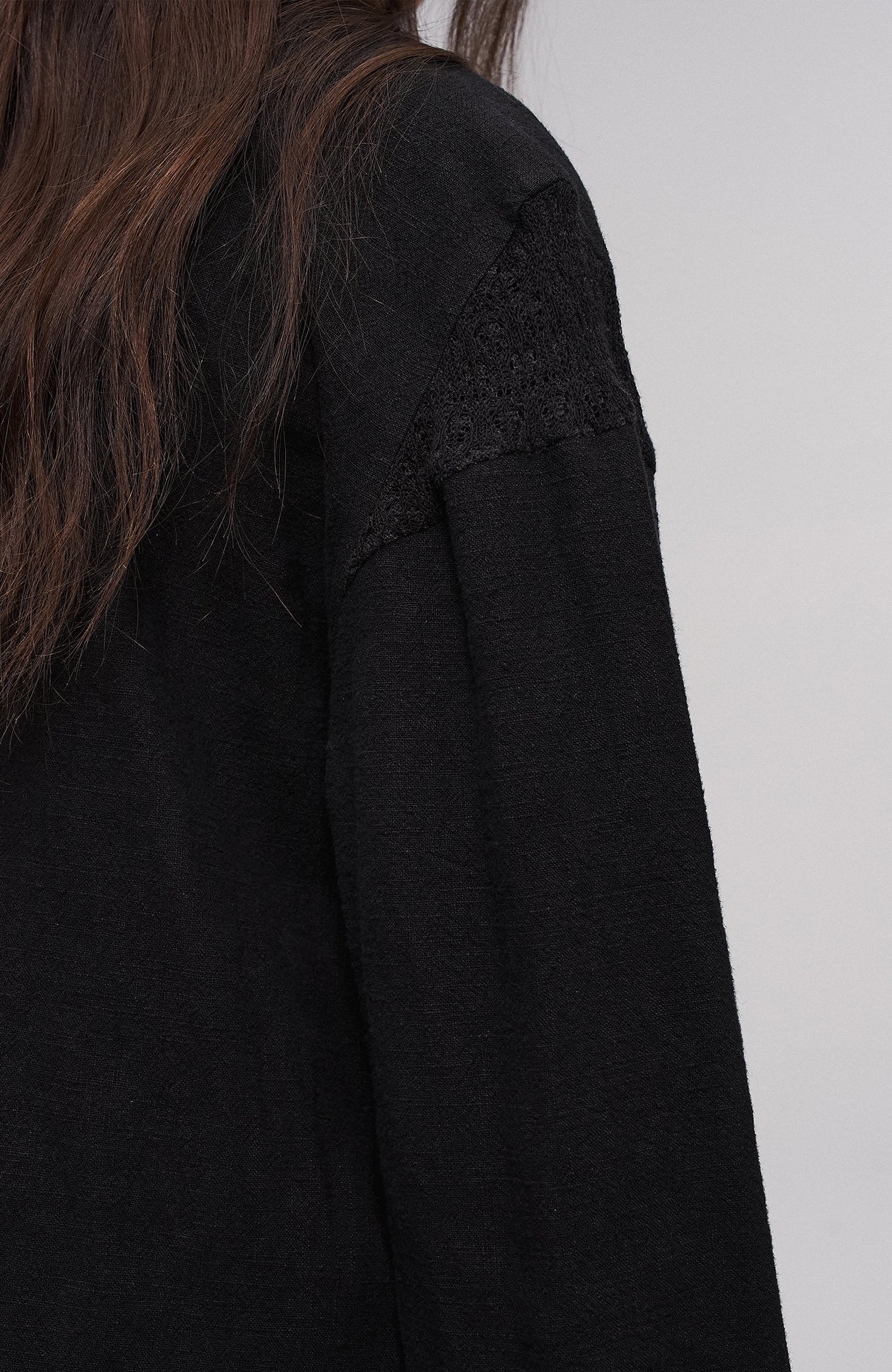 ILNya Nieternite Nifutur Asymmetric Drape Panel Ramie-Blend Shirt, premium urban and streetwear designers apparel on PROJECTISR.com, ILNya Nieternite Nifutur