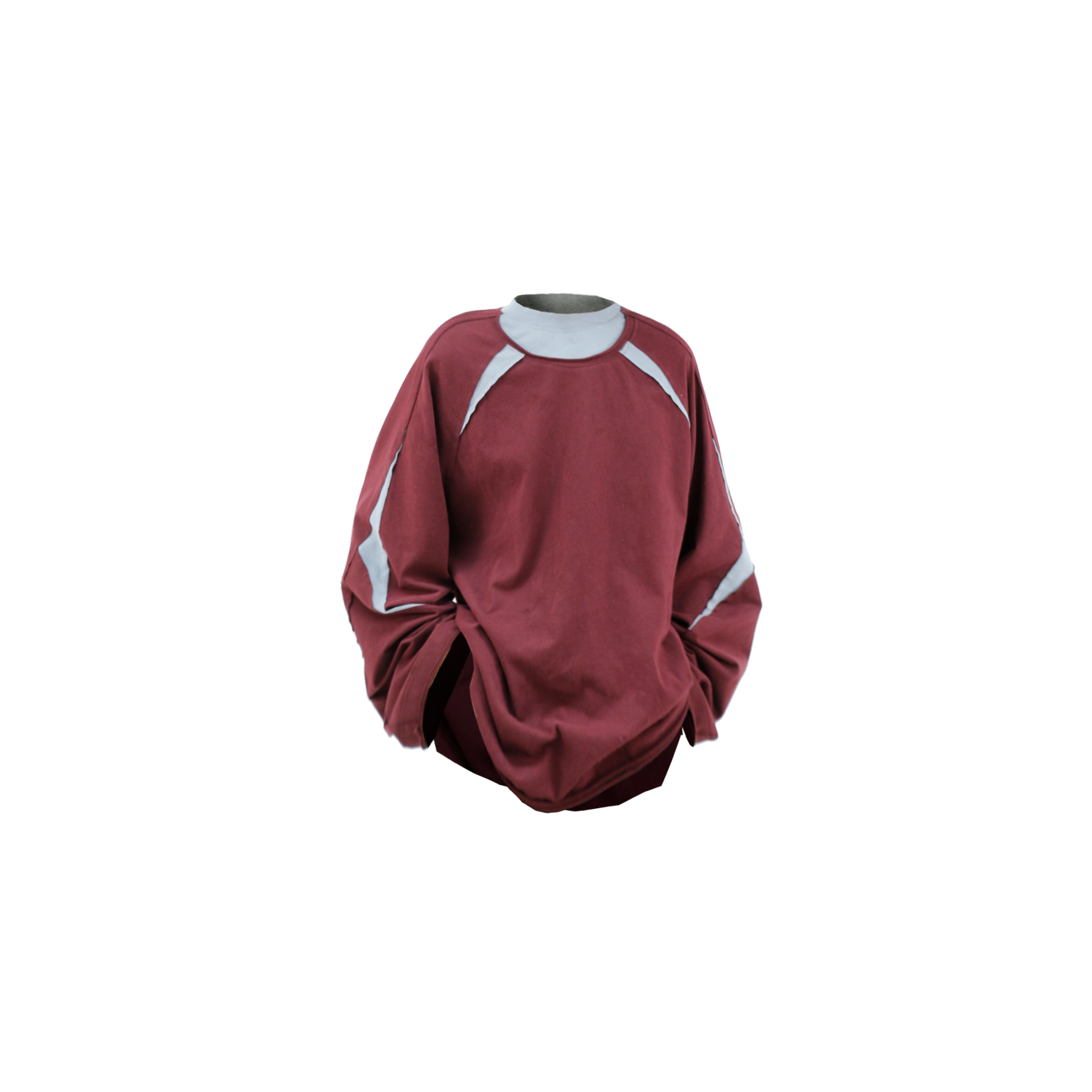 RELABEL Deconstructed Multi-Collar Long-Sleeve Tee
