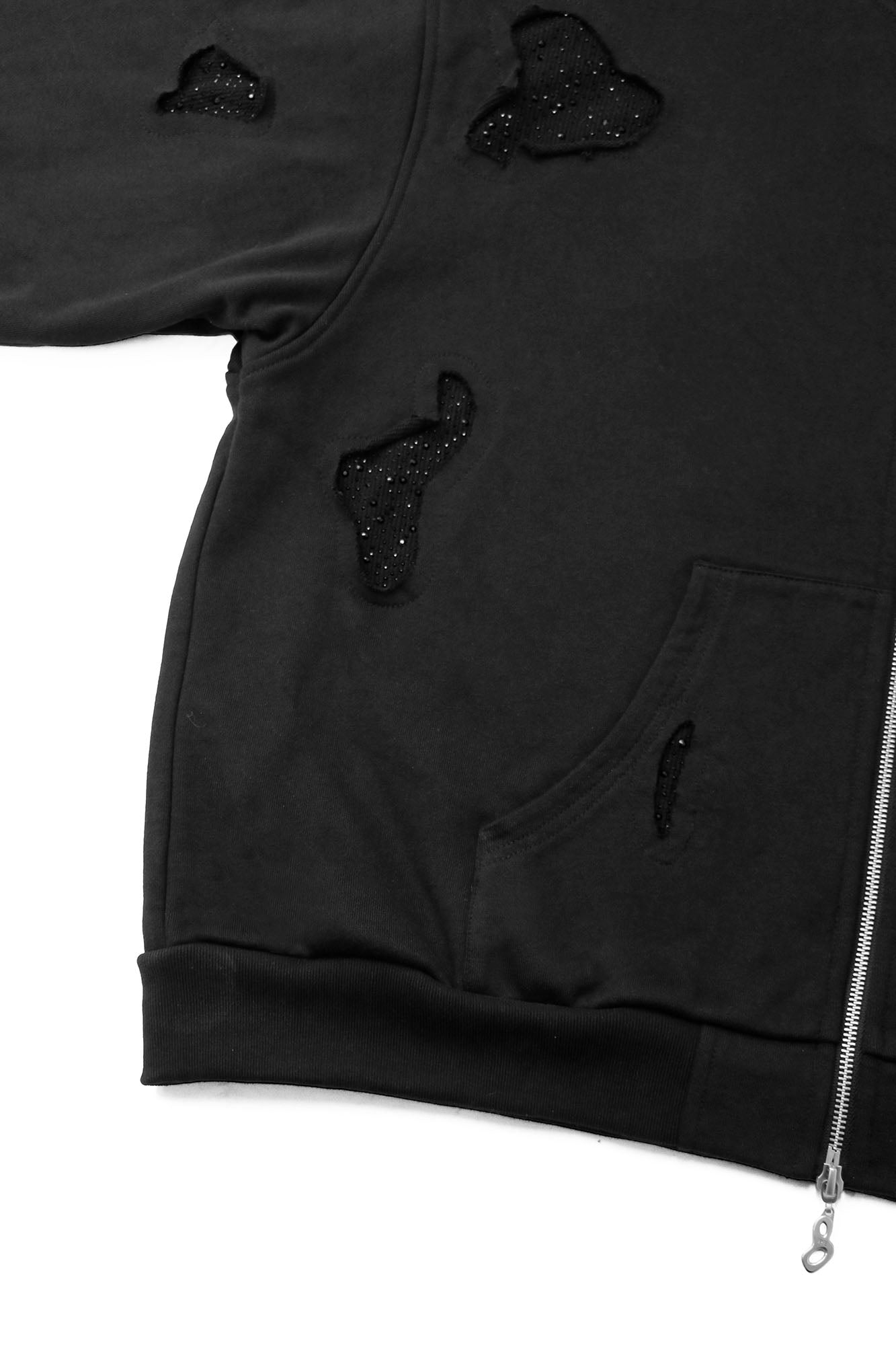RELABEL Detachable Diamond Layered Hood Jacket, premium urban and streetwear designers apparel on PROJECTISR.com, RELABEL