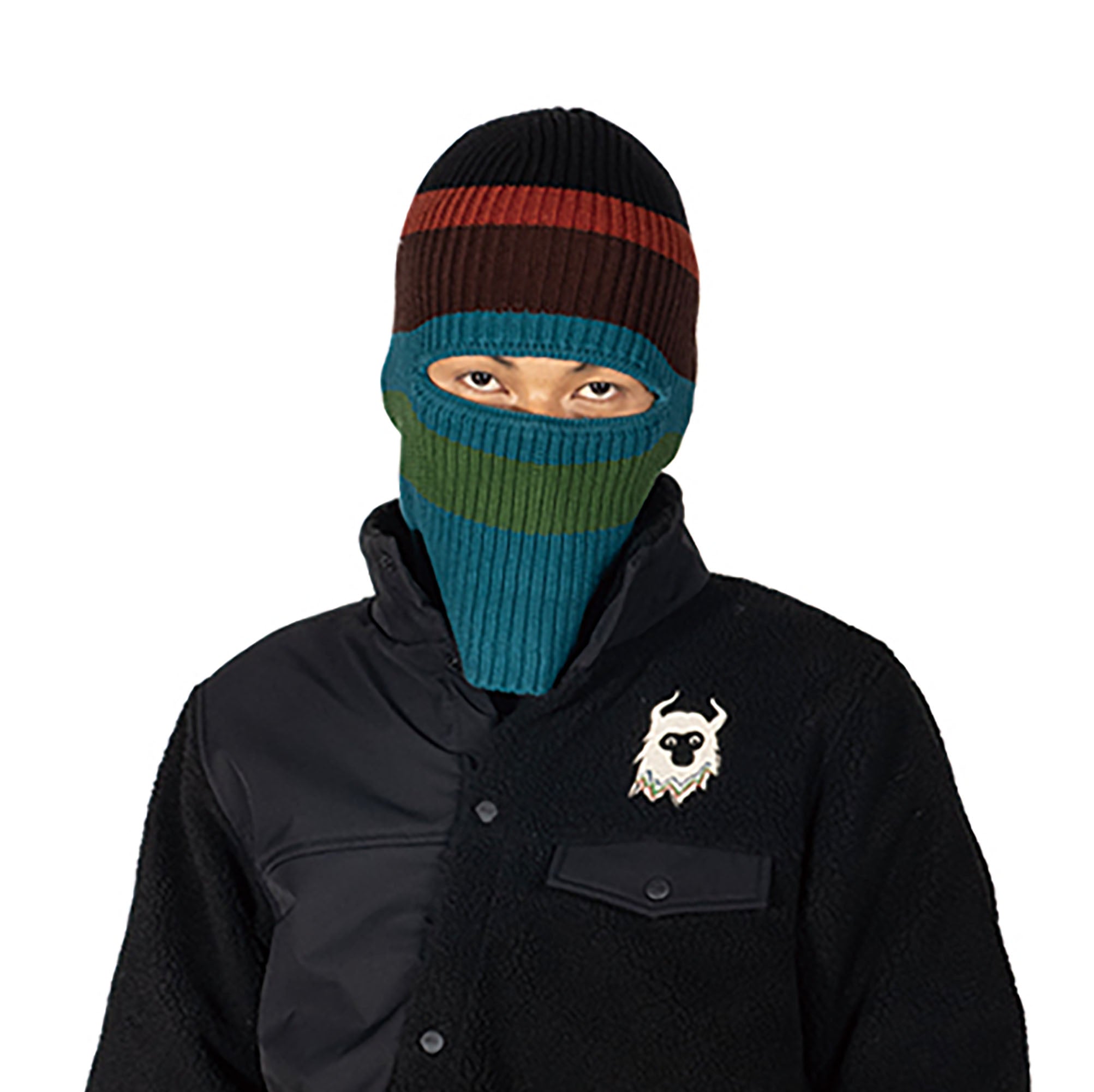 NERHI Contrast Knit Balaclava