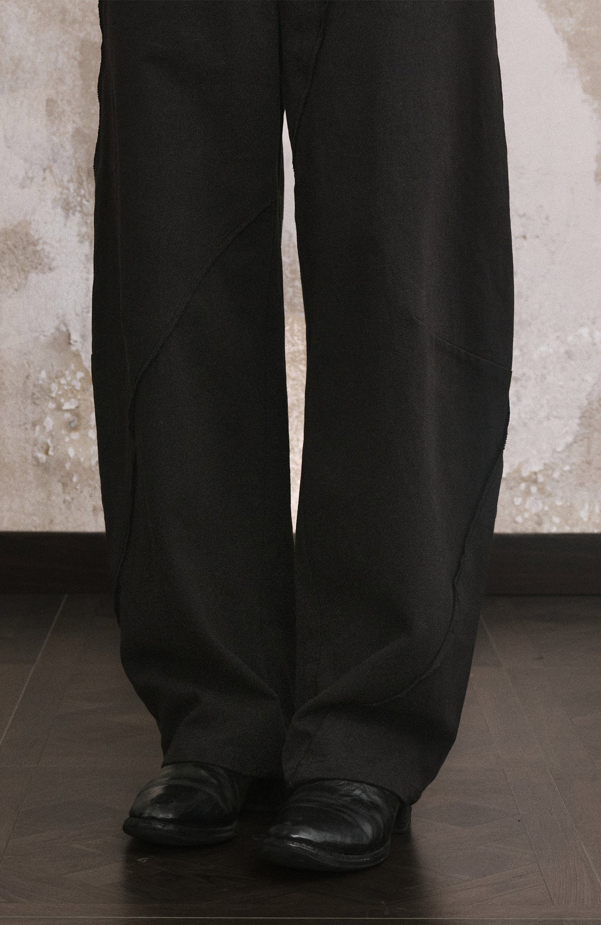 ILNya Nieternite Nifutur Raw Edge Long-Pile Pants