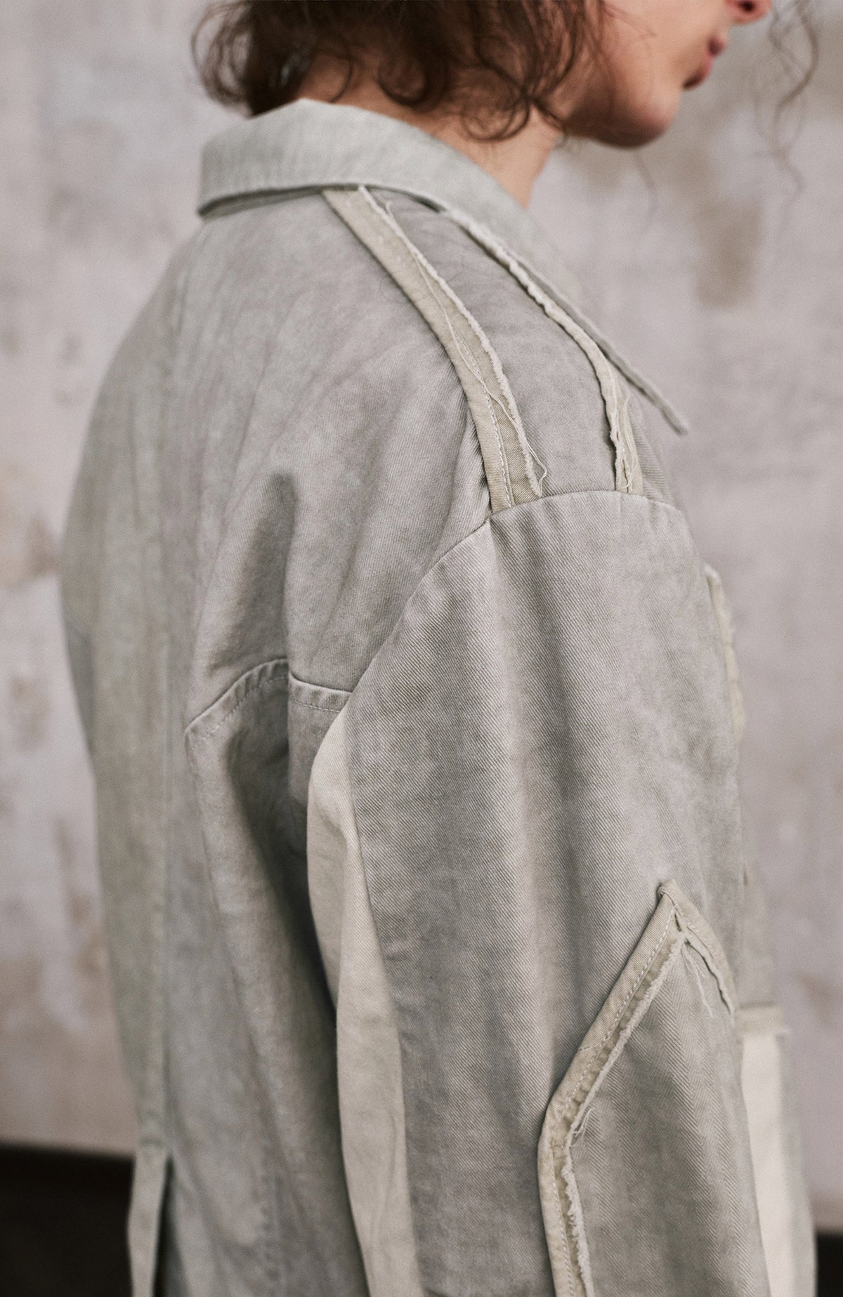ILNya Nieternite Nifutur Paneled Lapel Double-Pocket Jacket