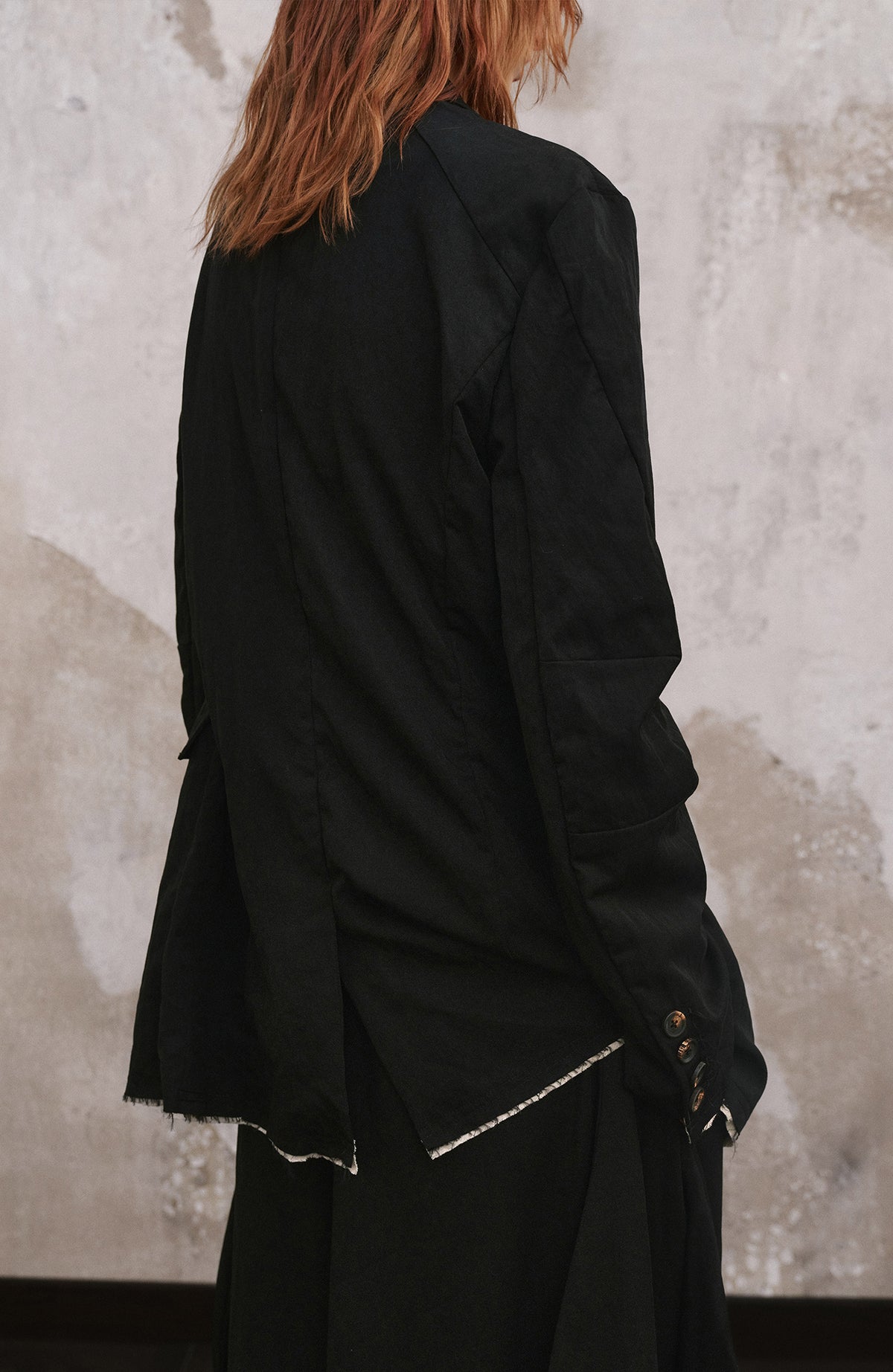ILNya Nieternite Nifutur Spliced Artisan Blazer Jacket
