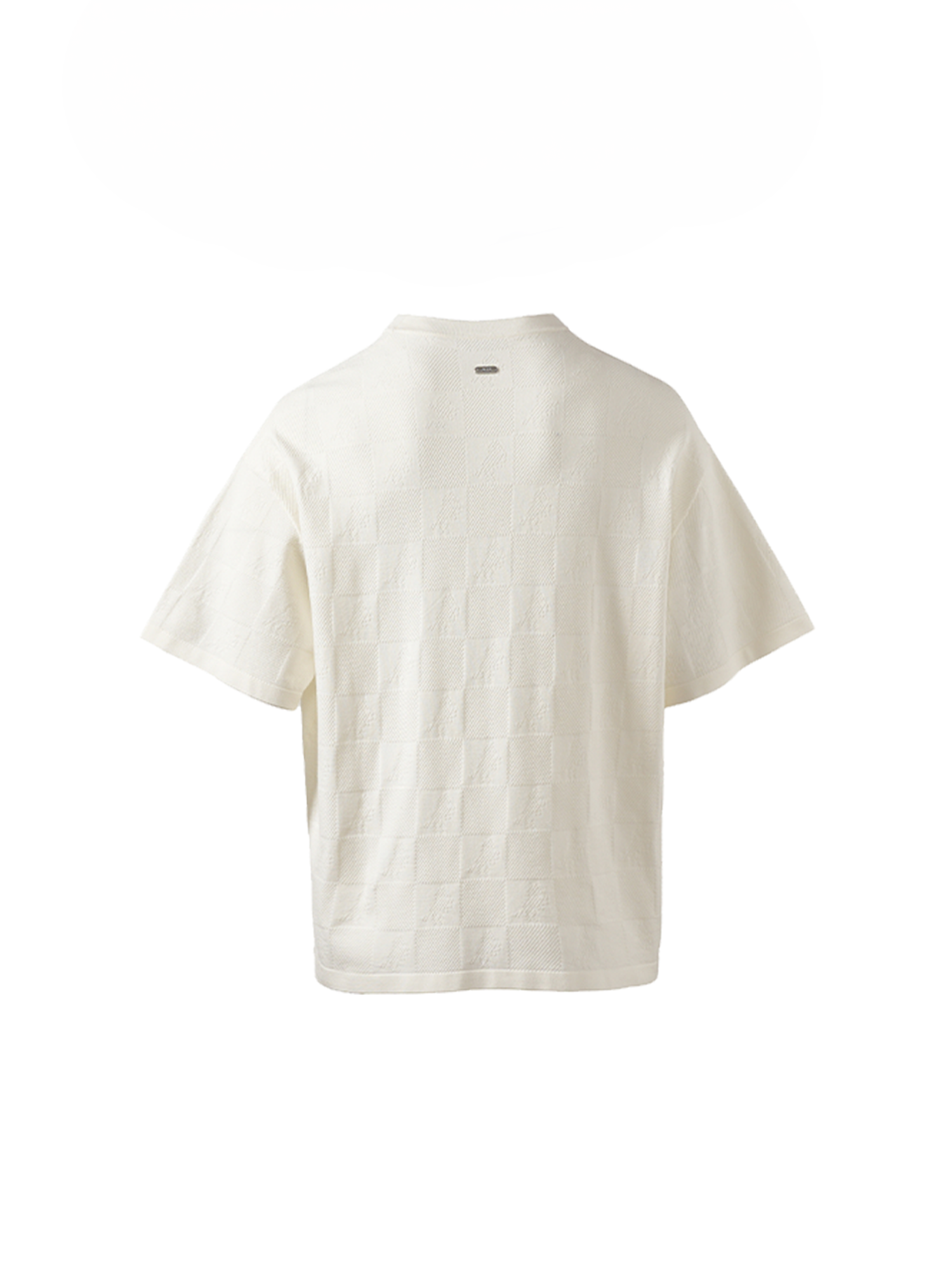 PMW Checkerboard Horse Jacquard Knitted T Shirt, premium urban and streetwear designers apparel on PROJECTISR.com, PMW