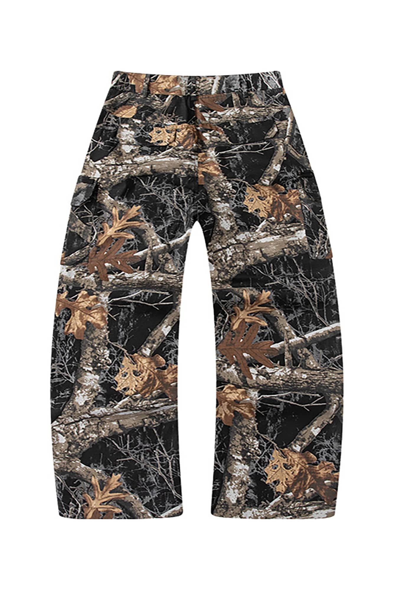 ENSHADOWER Branch Camo Multi-Pocket Straight-Leg Pants