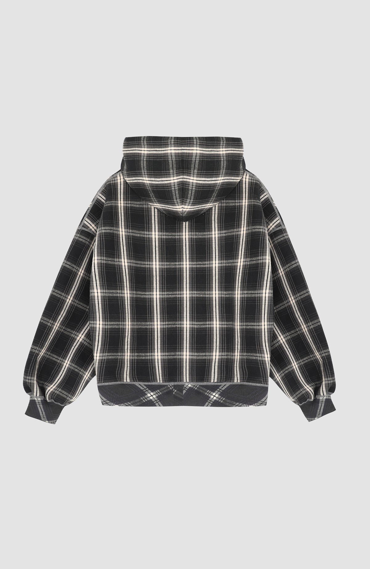 HAHAHA STUDIOS Plaid Reversible Hooded Jacket