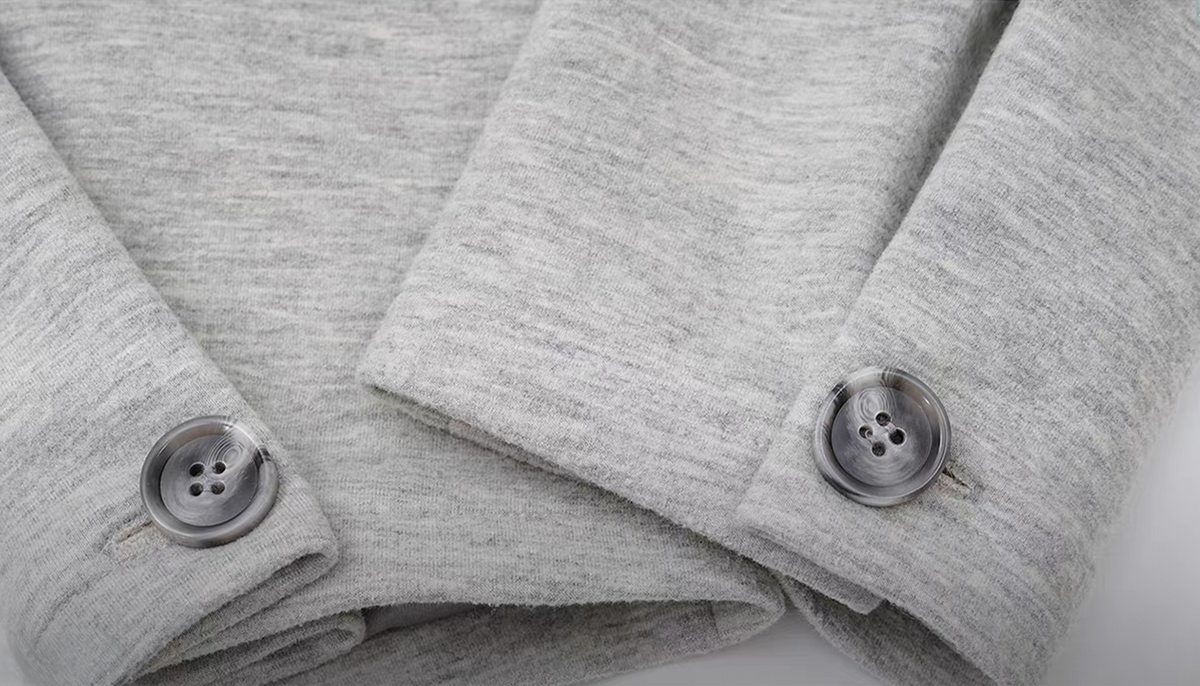 TIWILLTANG Structured Hooded Cropped Sweatshirt