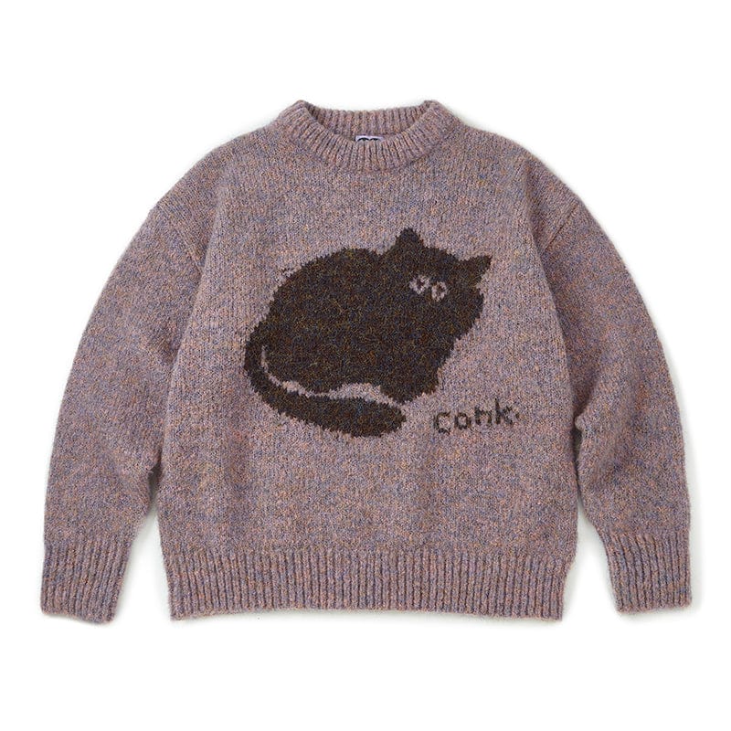 CONKLAB Plump Cat Sweater, premium urban and streetwear designers apparel on PROJECTISR.com, Conklab