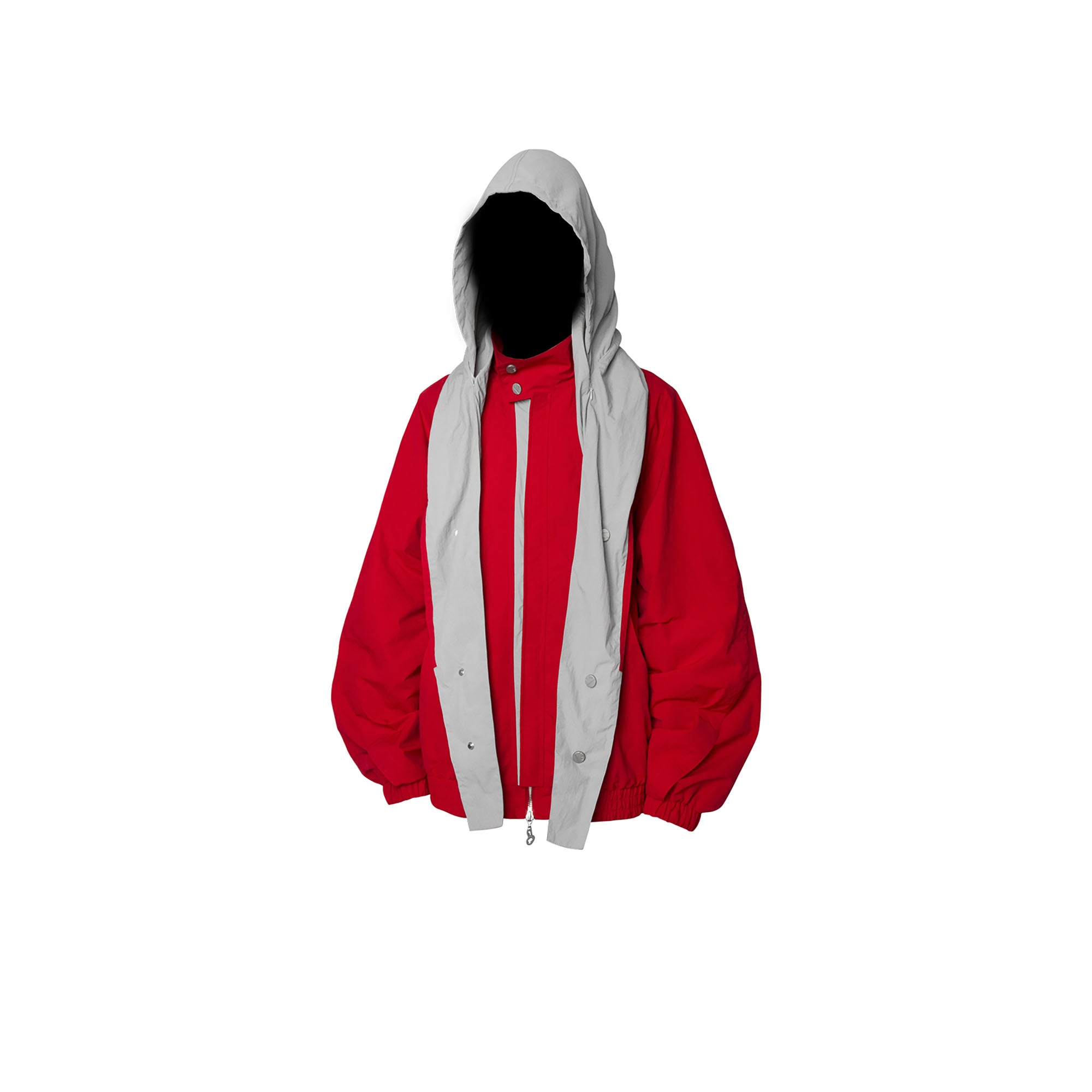 RELABEL Detachable Hood Oversized Jacket