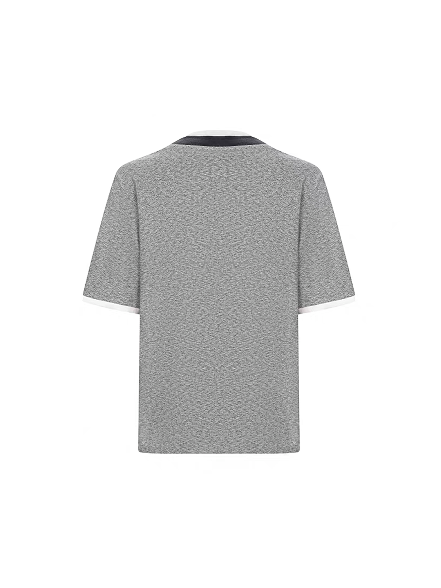 TIWILLTANG Metal Buckle Contrast Trim T-Shirt