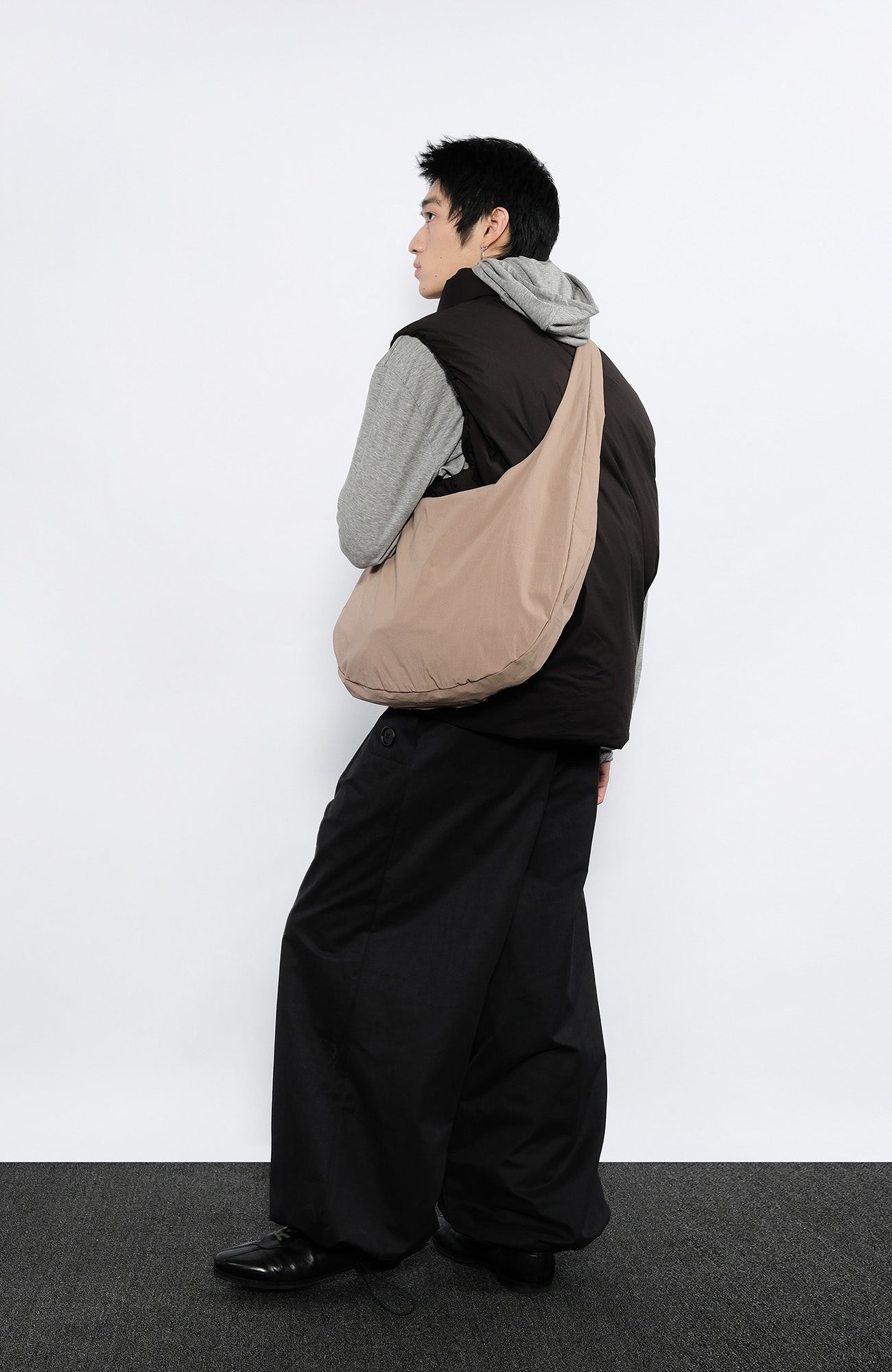 7440 37 1 Side-Button Drawcord Balloon Pants, premium urban and streetwear designers apparel on PROJECTISR.com, 7440 37 1