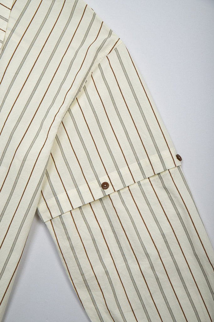 LEONSENSE Detachable Stripe Shirt, premium urban and streetwear designers apparel on PROJECTISR.com, LEONSENSE