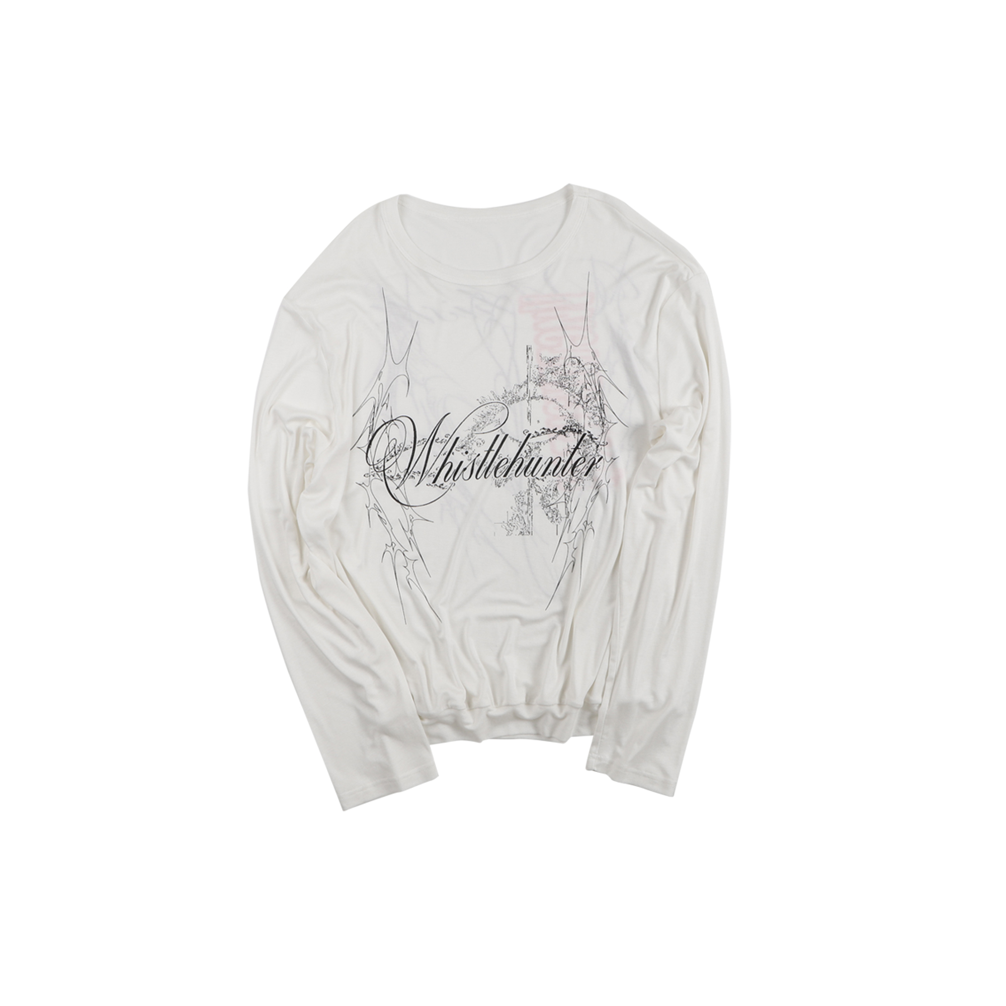 WHISTLEHUNTER Lyocell Graphic Long-Sleeve Tee, premium urban and streetwear designers apparel on PROJECTISR.com, WHISTLEHUNTER
