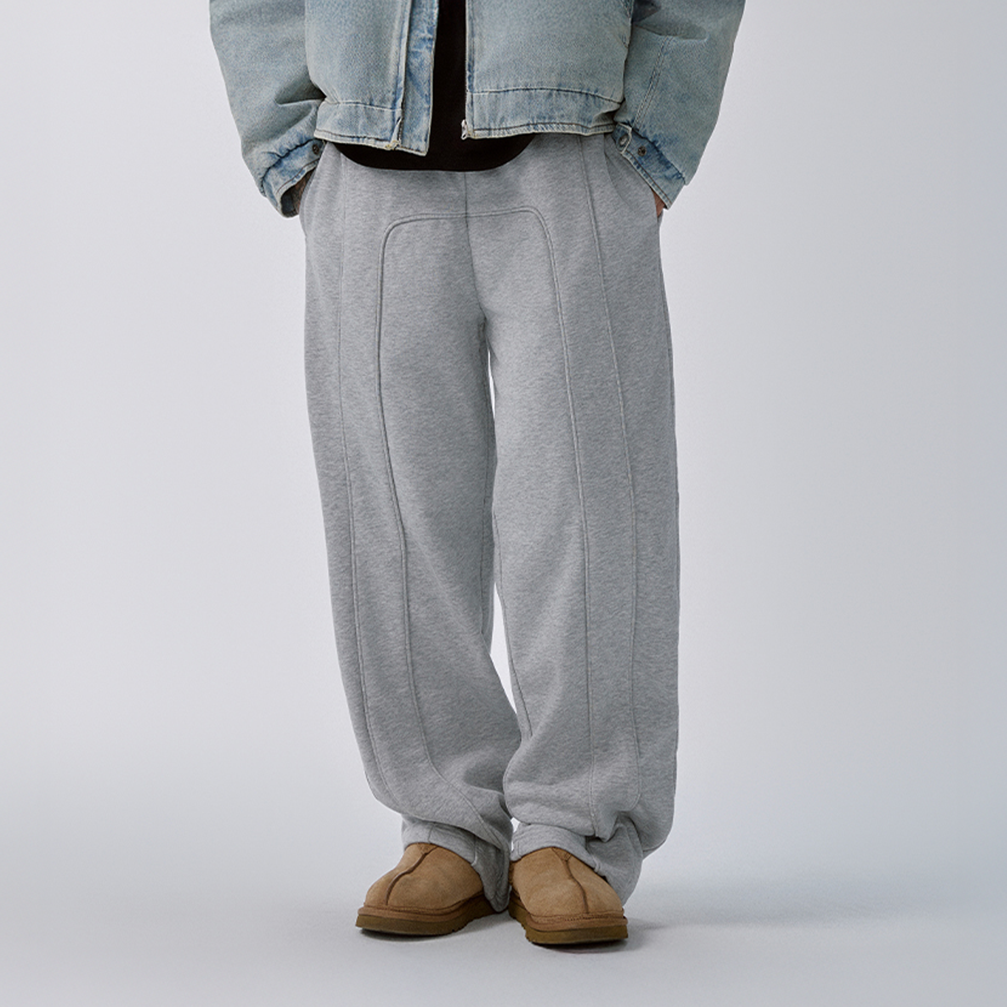 F2CE Stitch Seam Oversized Sweatpants