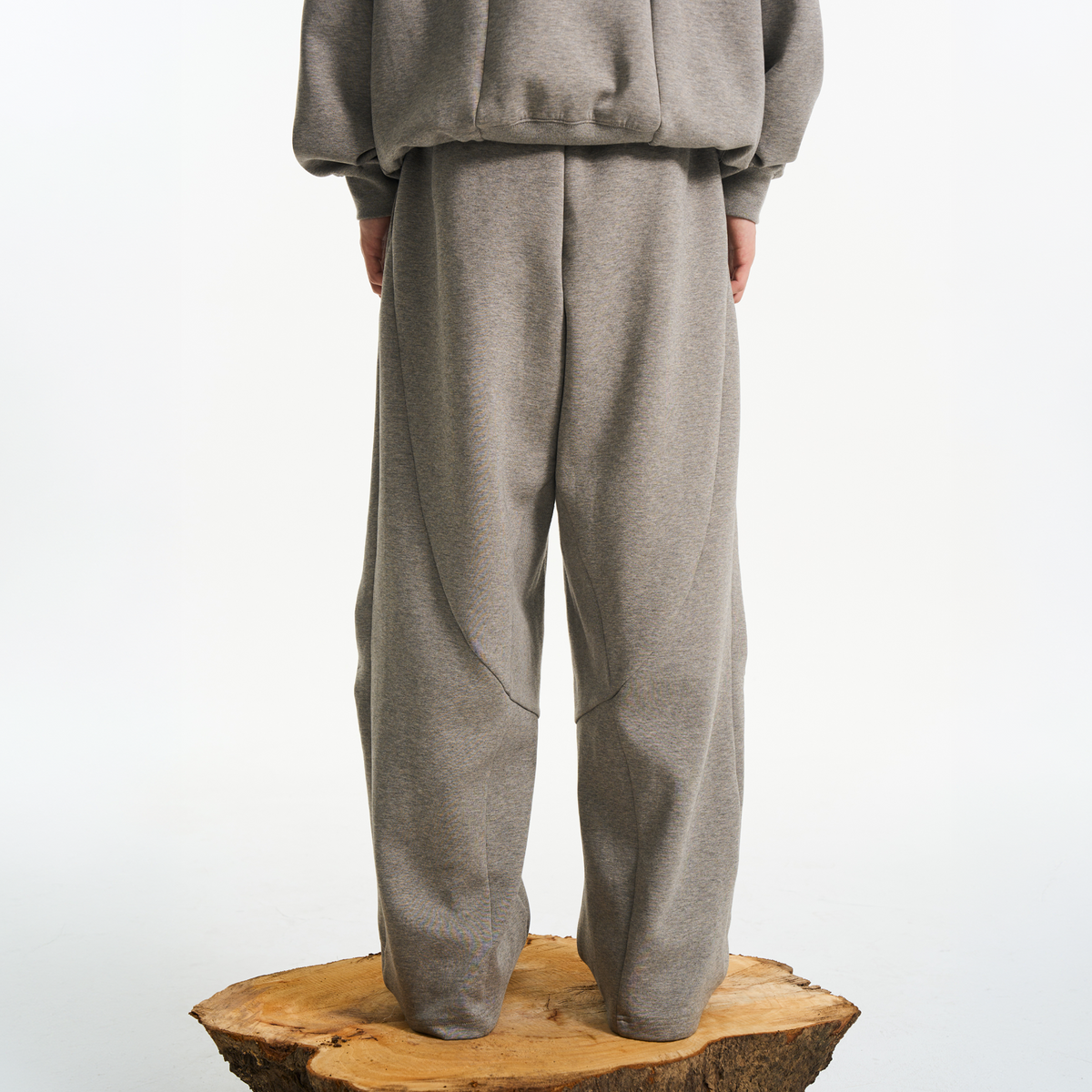 HALCYON Classic Thermal Wide-Leg Sweatpants