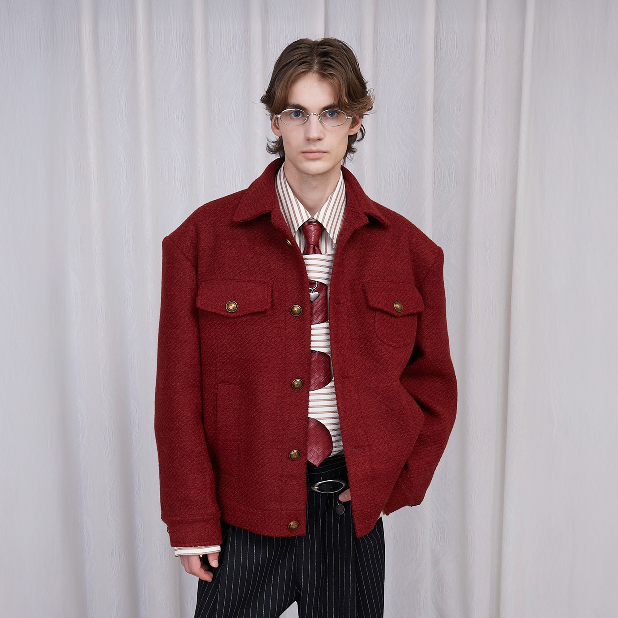 ASSEEN Classic Wool-Blend Jacket